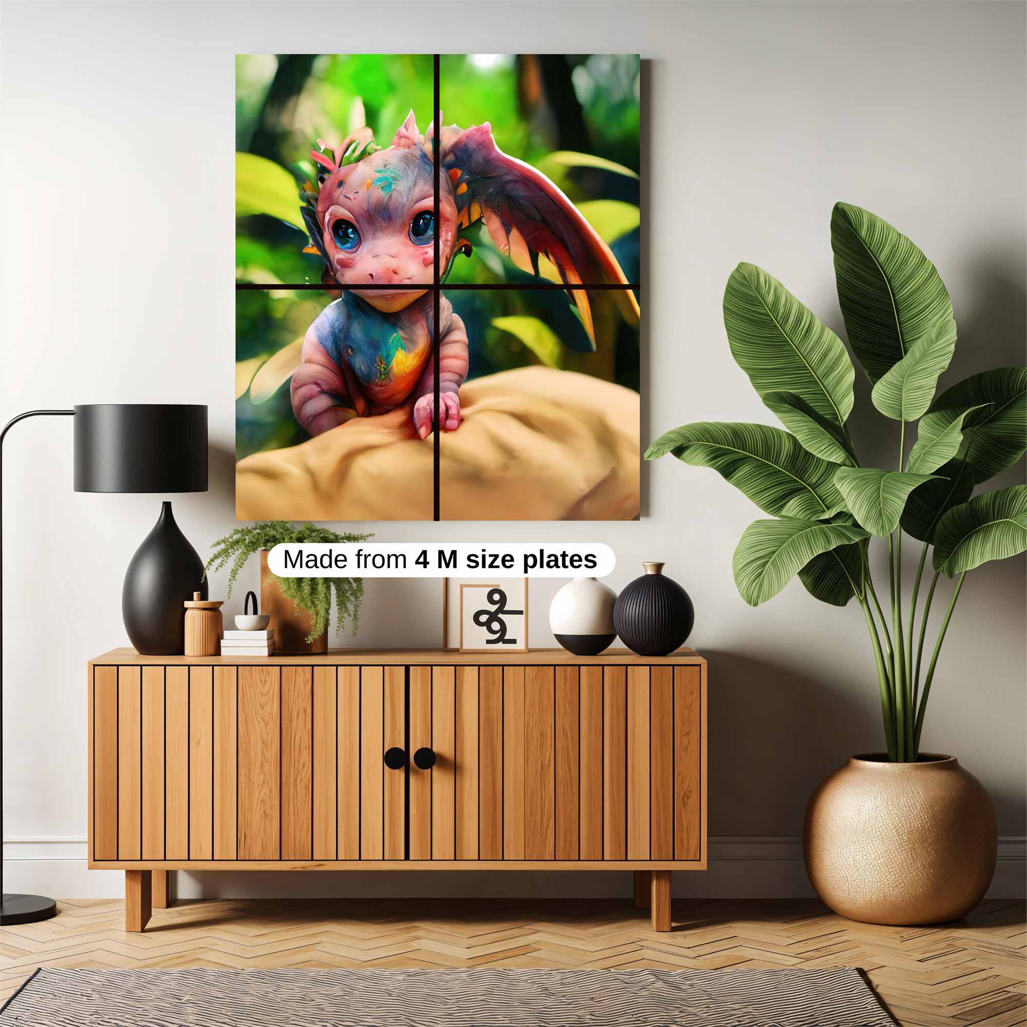 Dragon Whimsy Safe Wall Magnetic / M