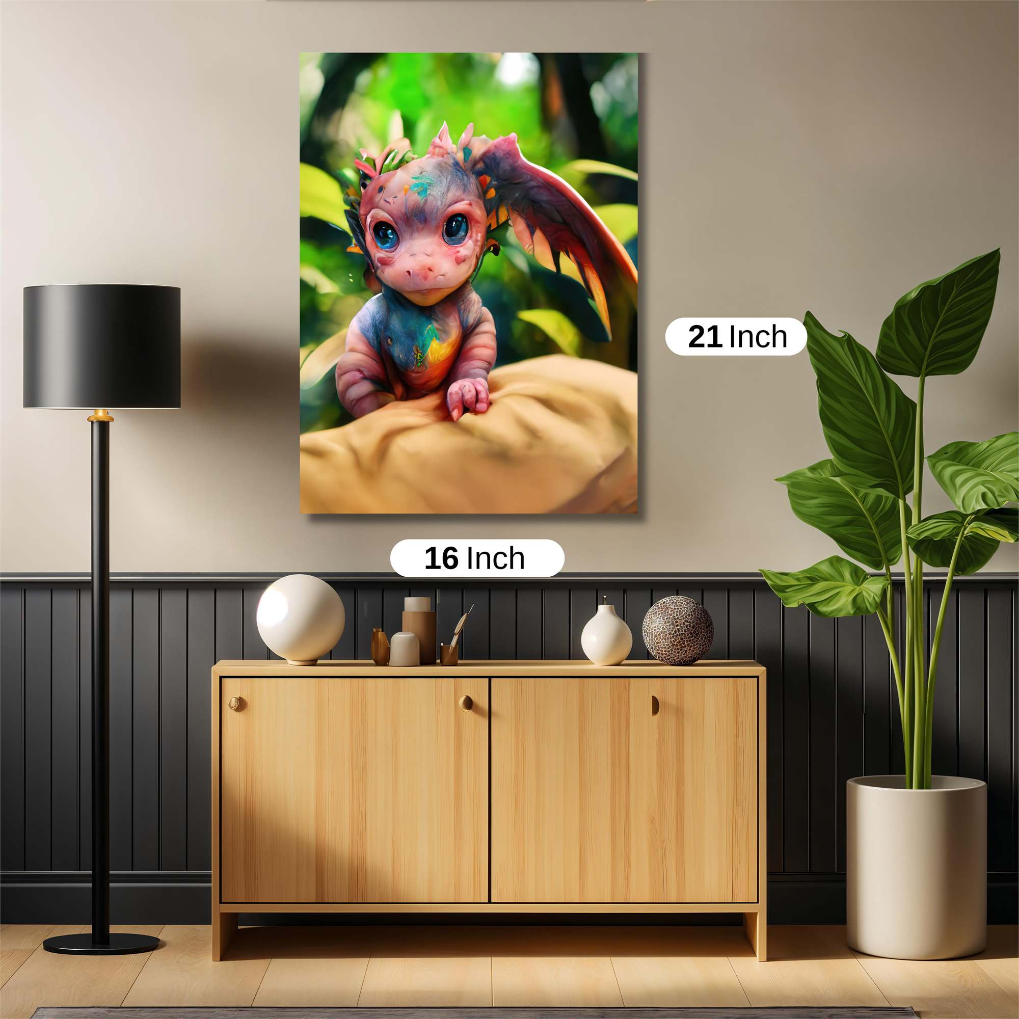 Dragon Whimsy Safe Wall Magnetic / M