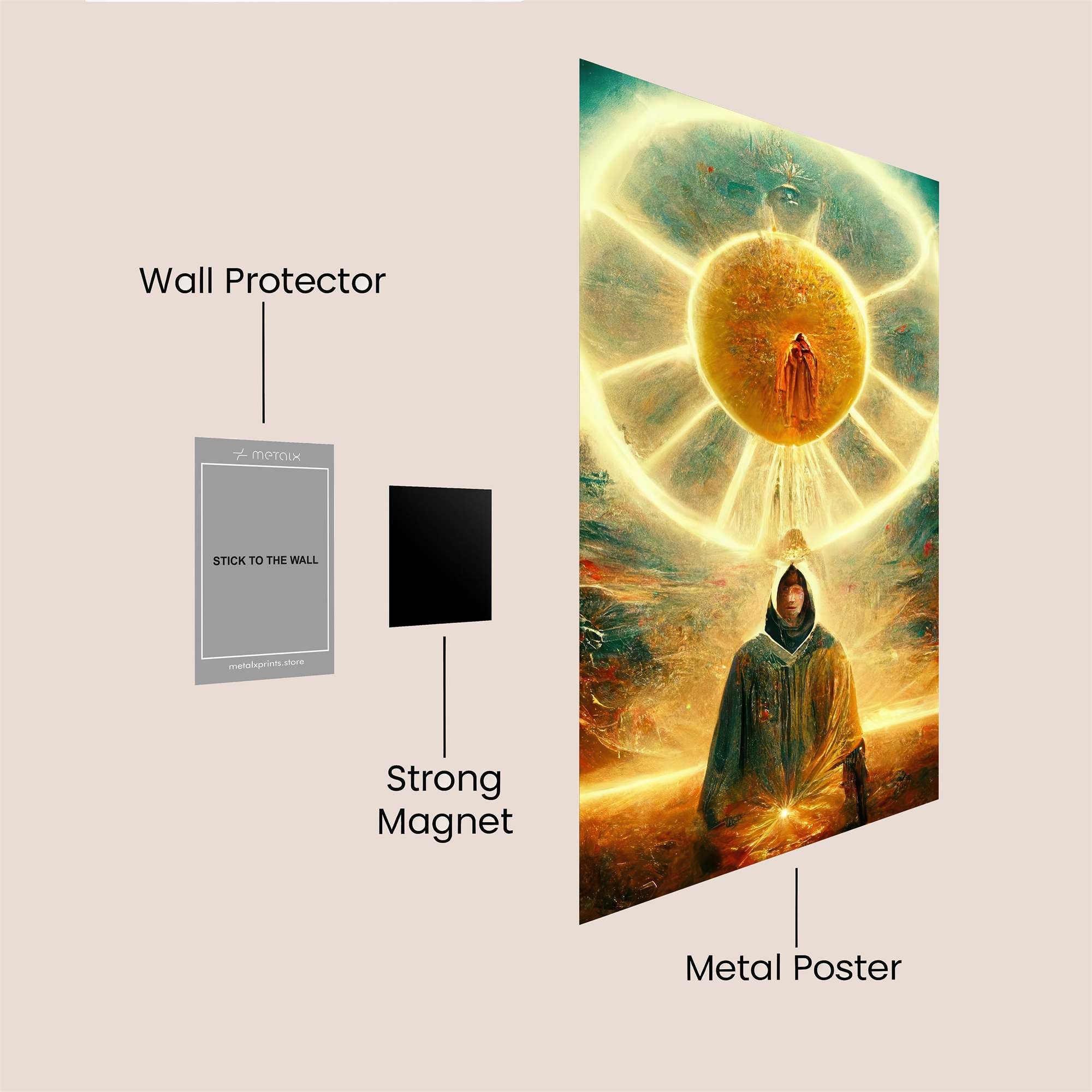 Divine Radiance Safe Wall Magnetic / M