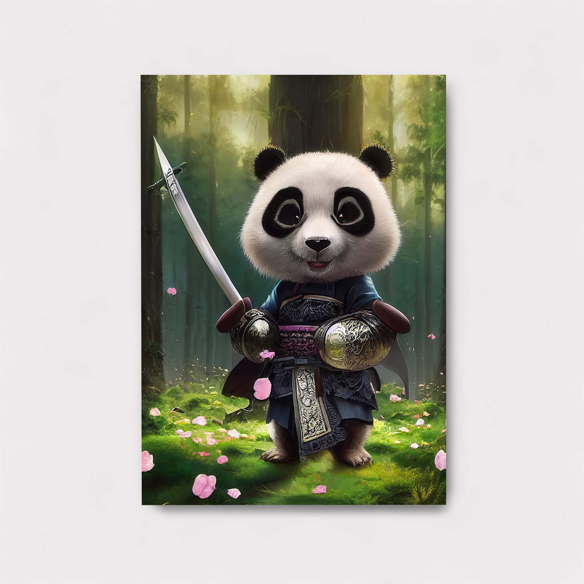 Panda Warrior Safe Wall Magnetic / M