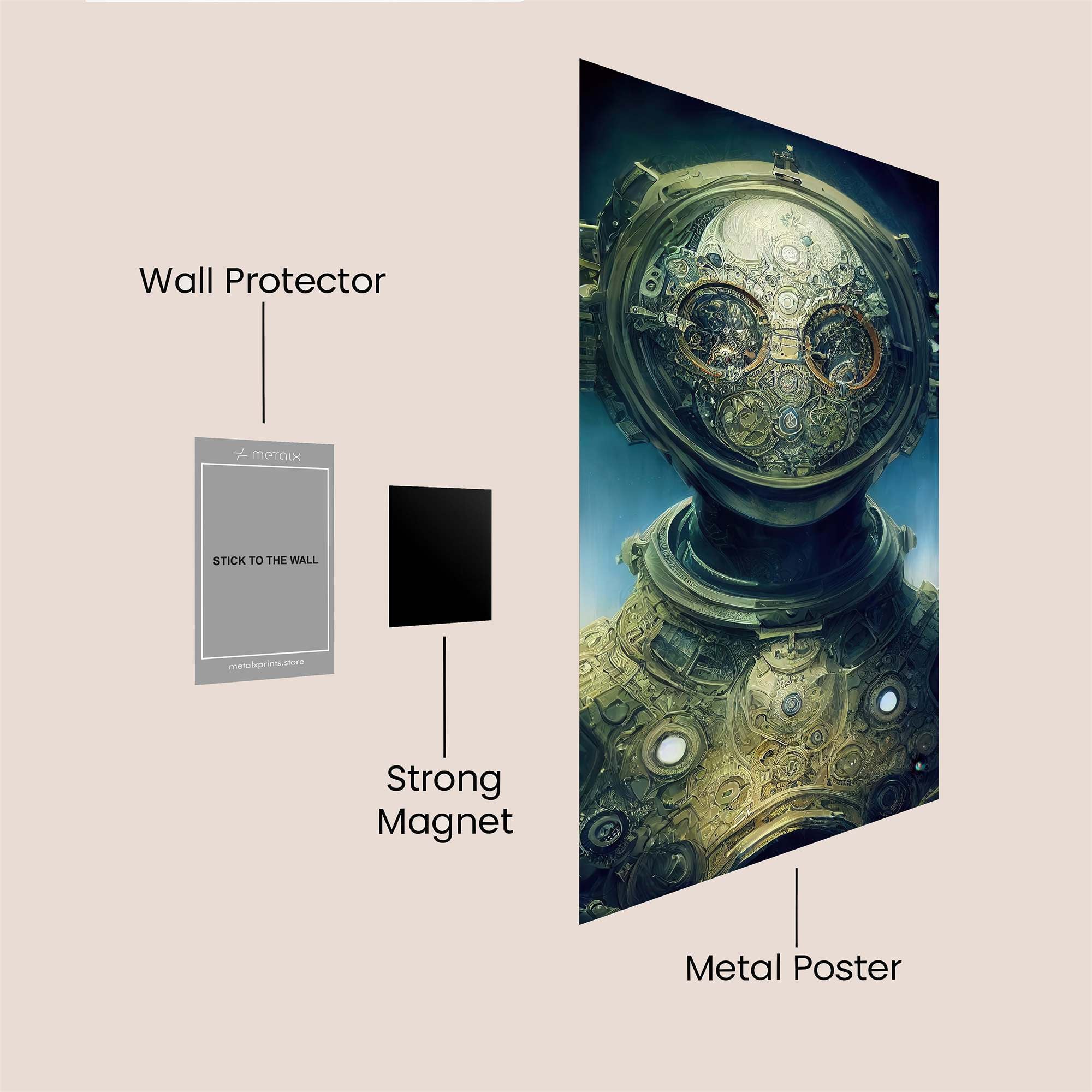 Automaton Enigma Safe Wall Magnetic / M