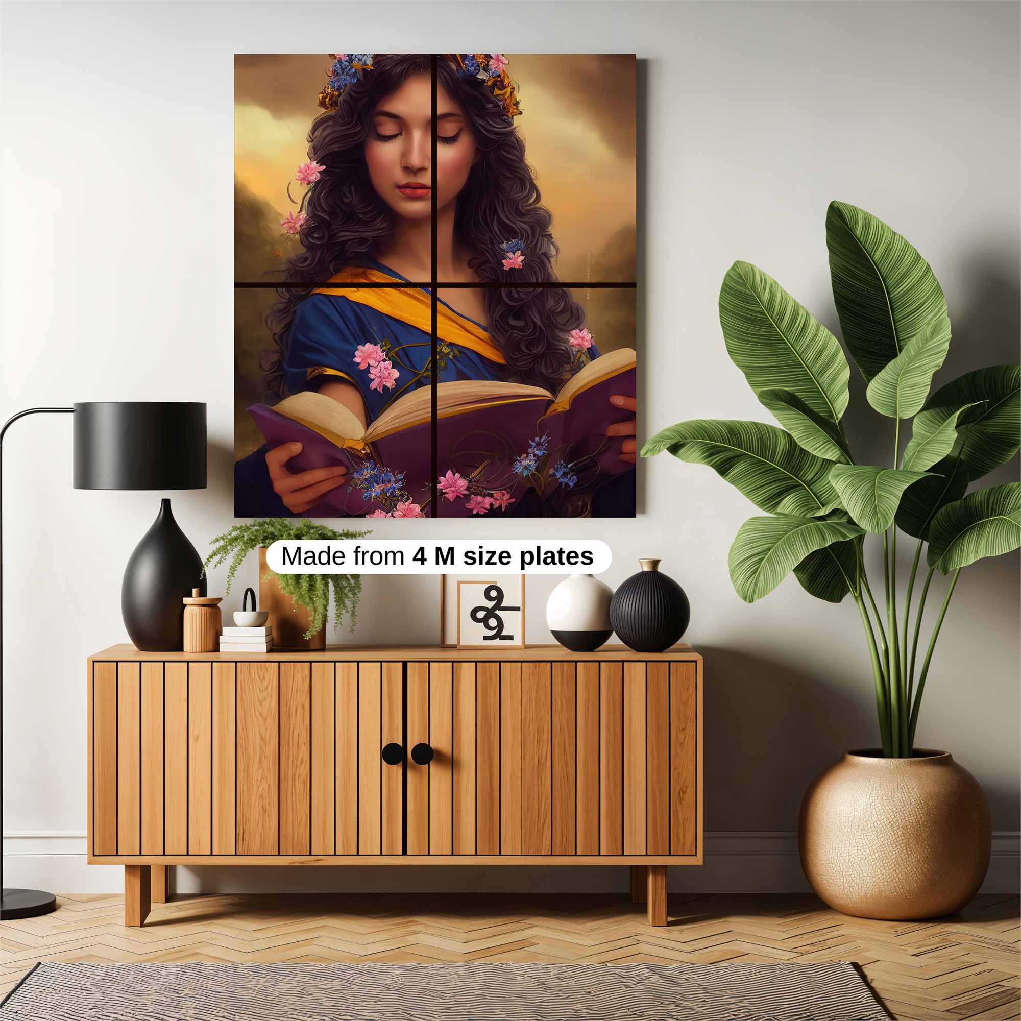 Floral Enchantment Safe Wall Magnetic / M