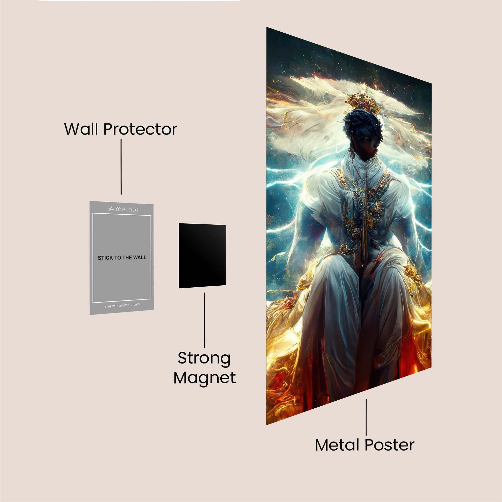 Zeus Radiant Safe Wall Magnetic / M