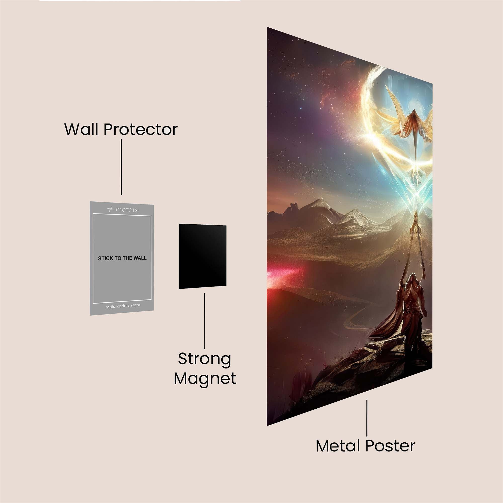 Phoenix Ascension Safe Wall Magnetic / M
