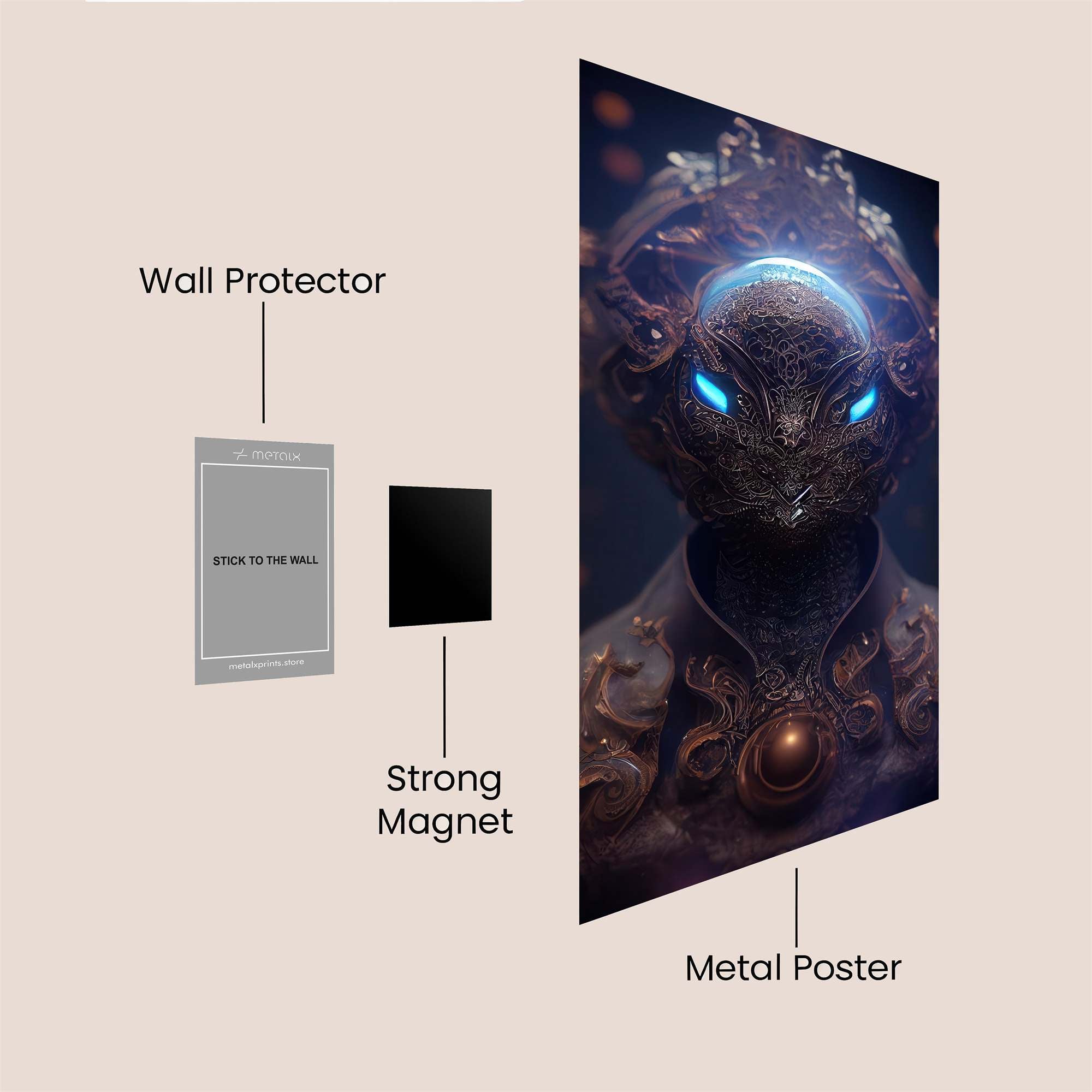 Alien Majesty Safe Wall Magnetic / M