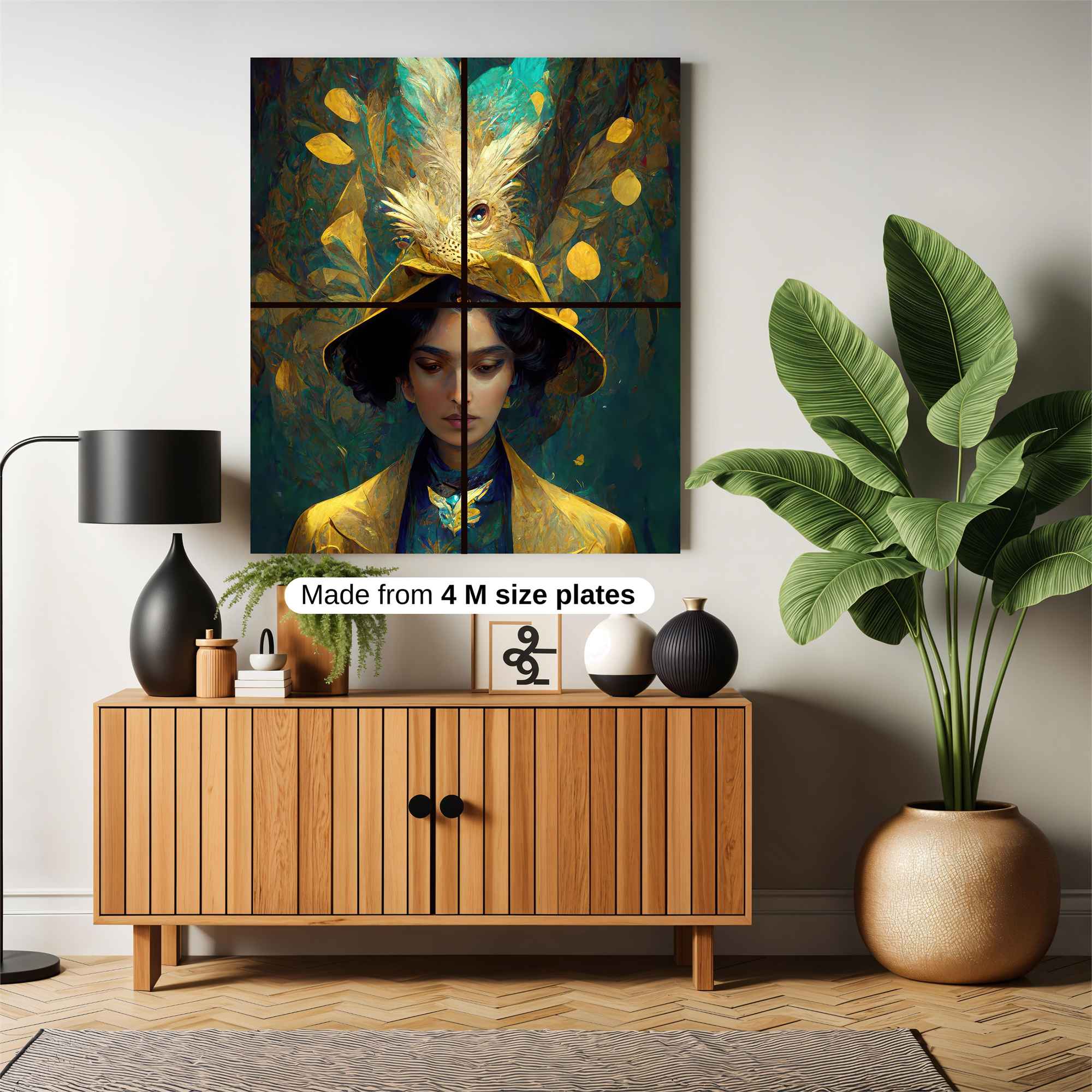 Golden Whimsy Safe Wall Magnetic / M