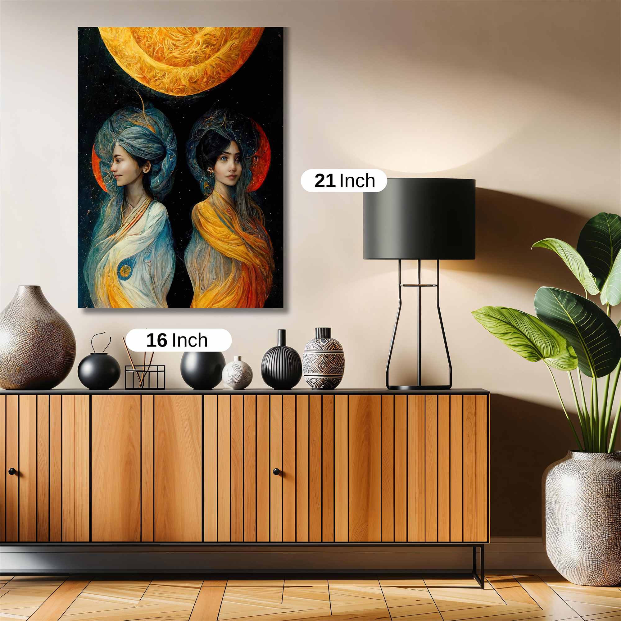 Celestial Twins Safe Wall Magnetic / M