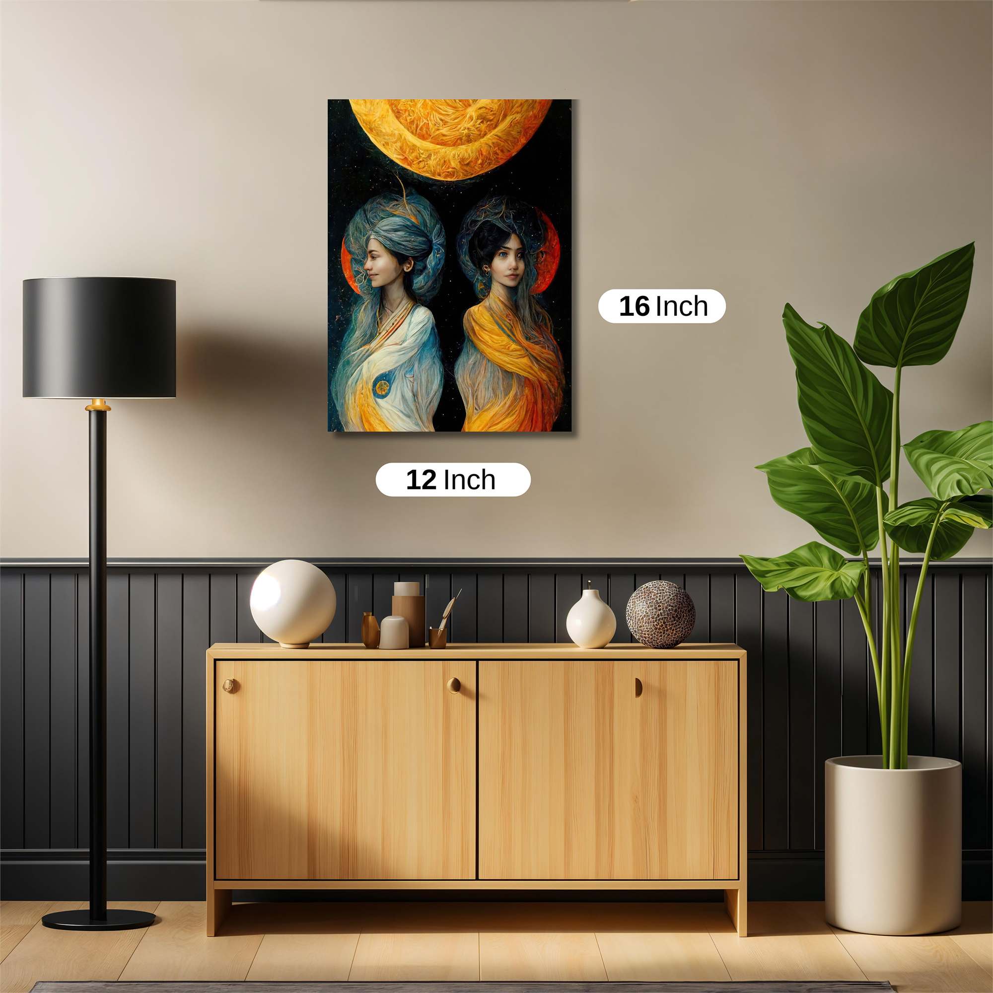 Celestial Twins Safe Wall Magnetic / M