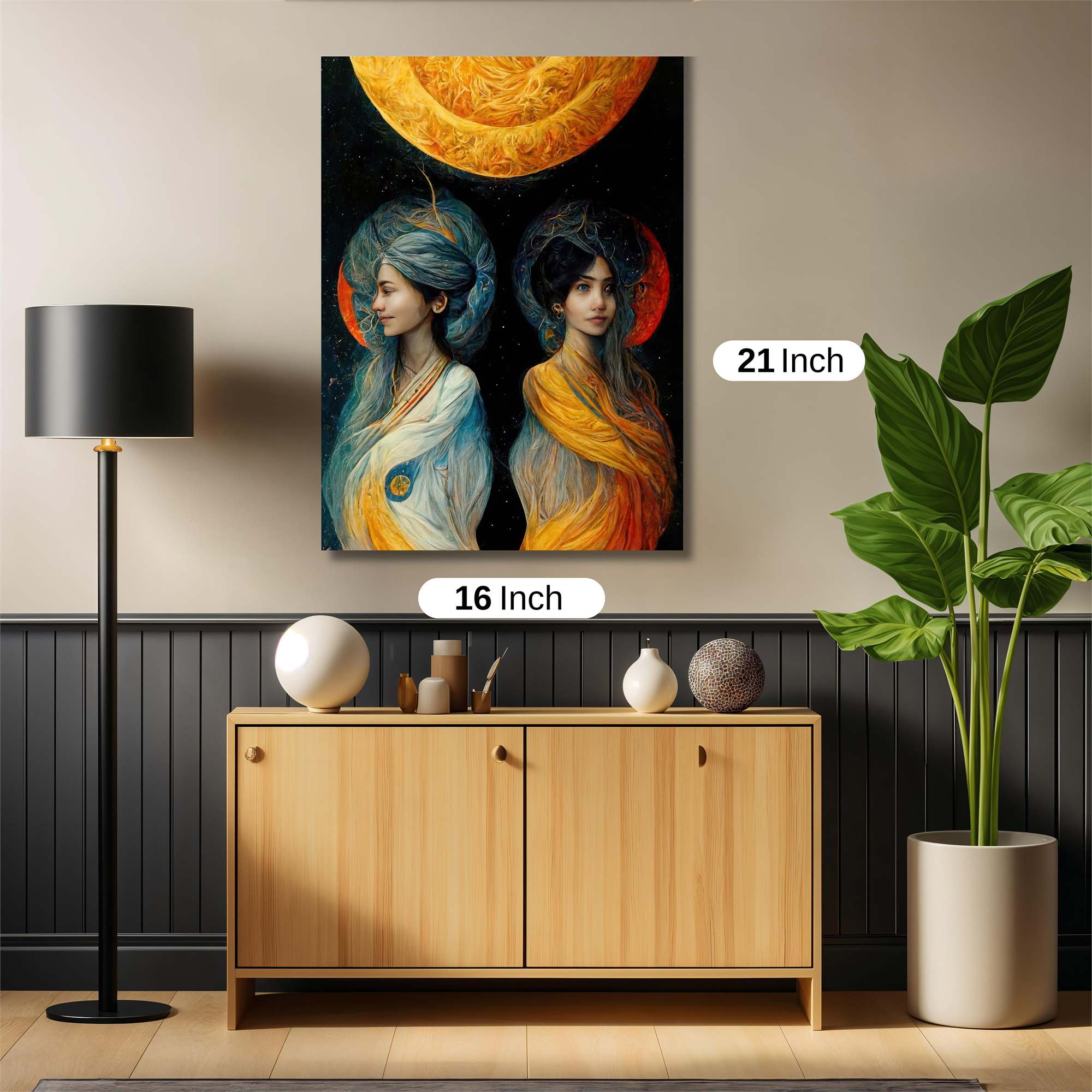 Celestial Twins Safe Wall Magnetic / M