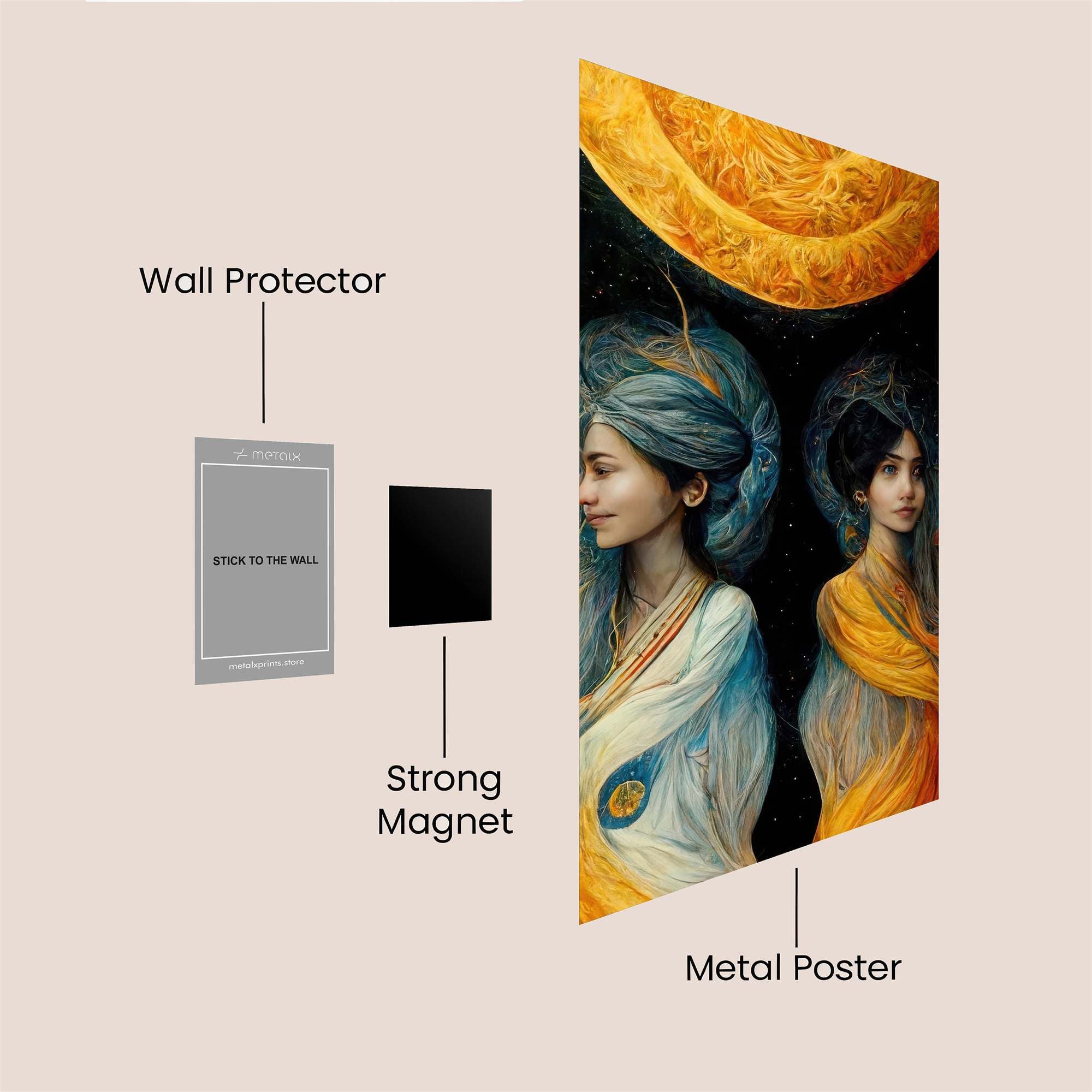 Celestial Twins Safe Wall Magnetic / M