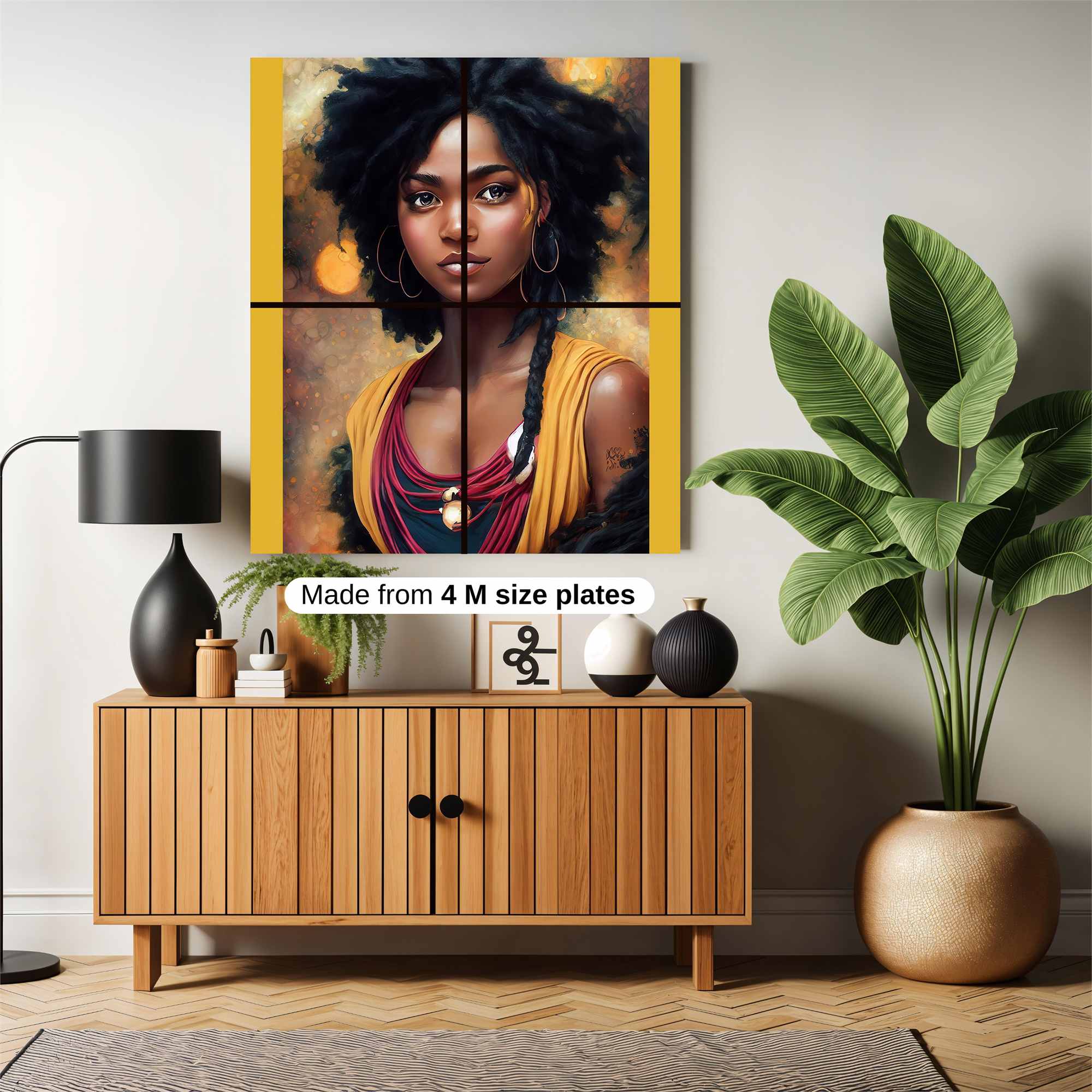 Afro Regal Safe Wall Magnetic / M