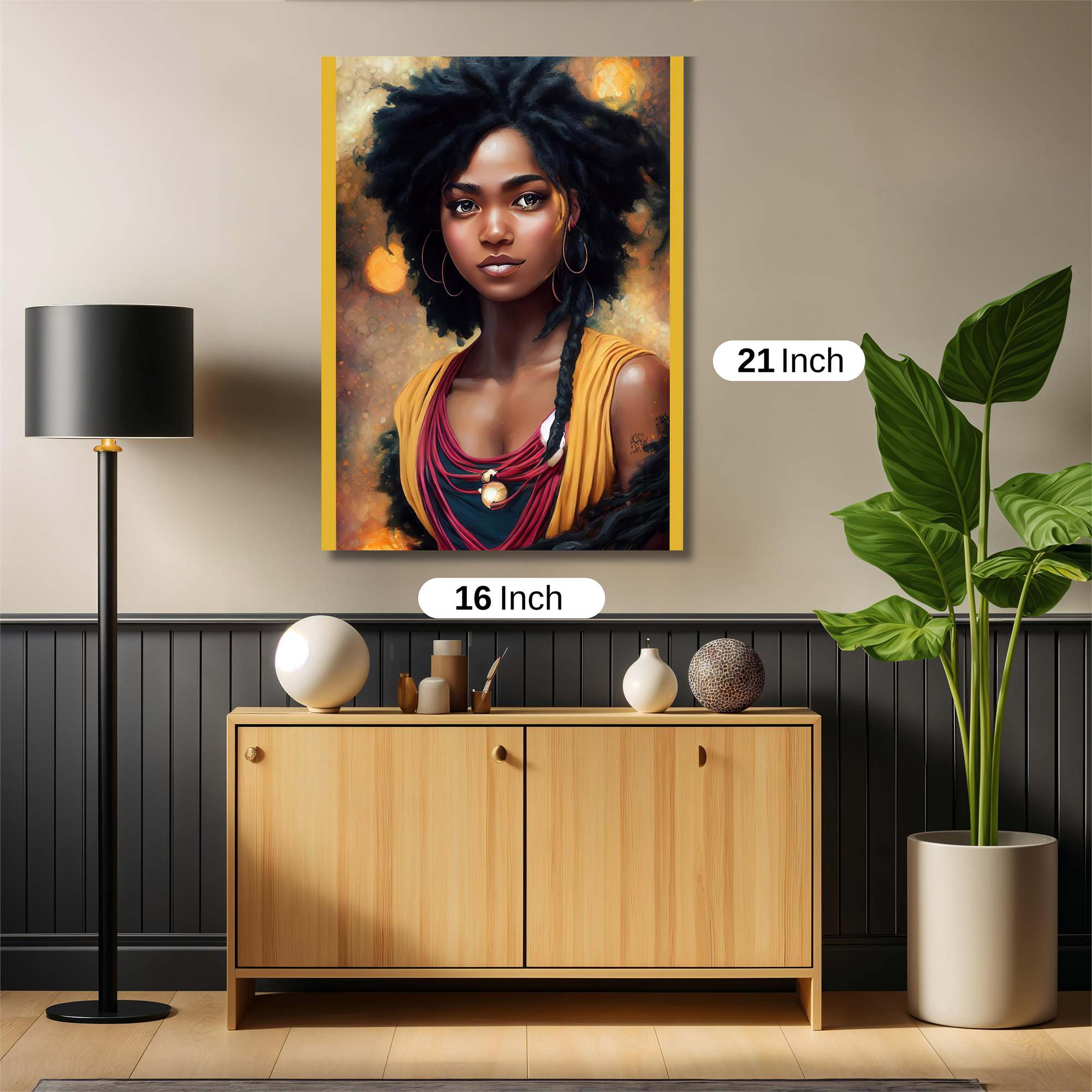 Afro Regal Safe Wall Magnetic / M