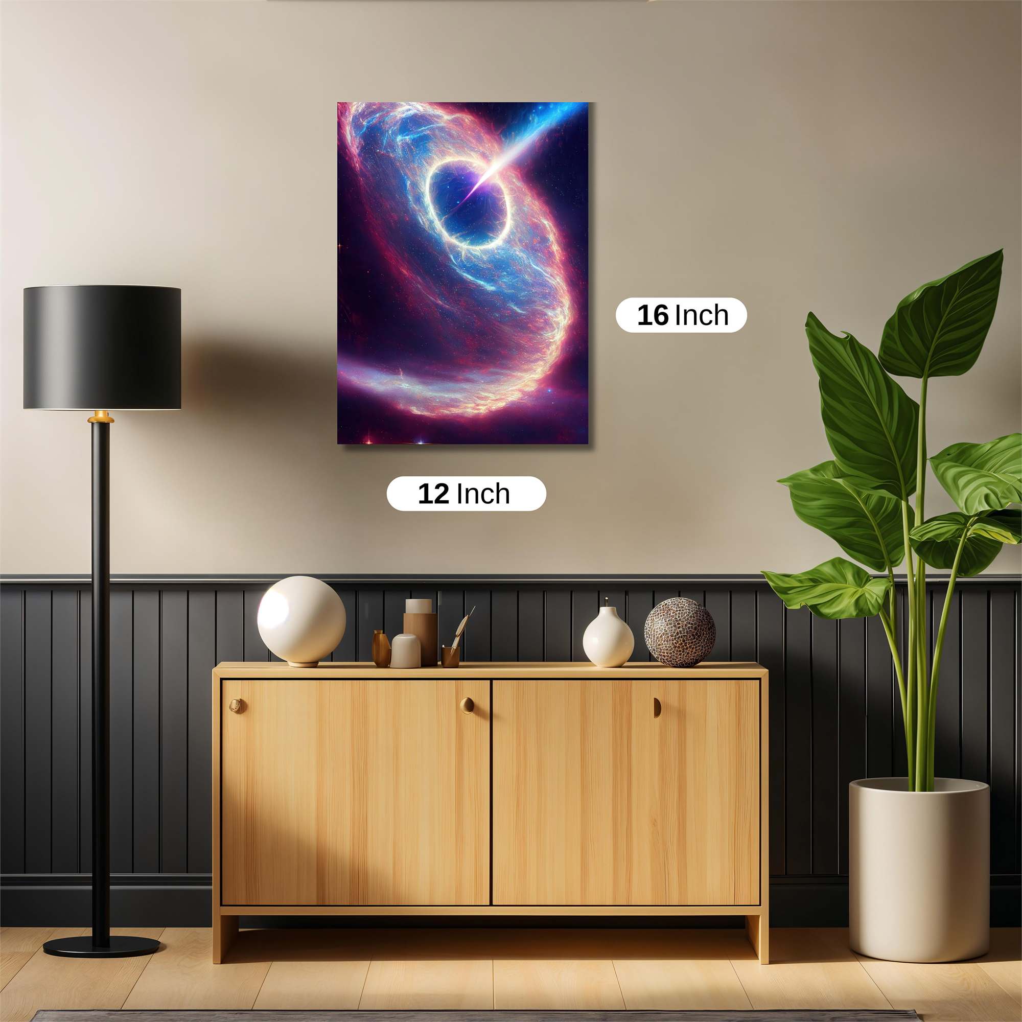 Blackhole Radiance Safe Wall Magnetic / M