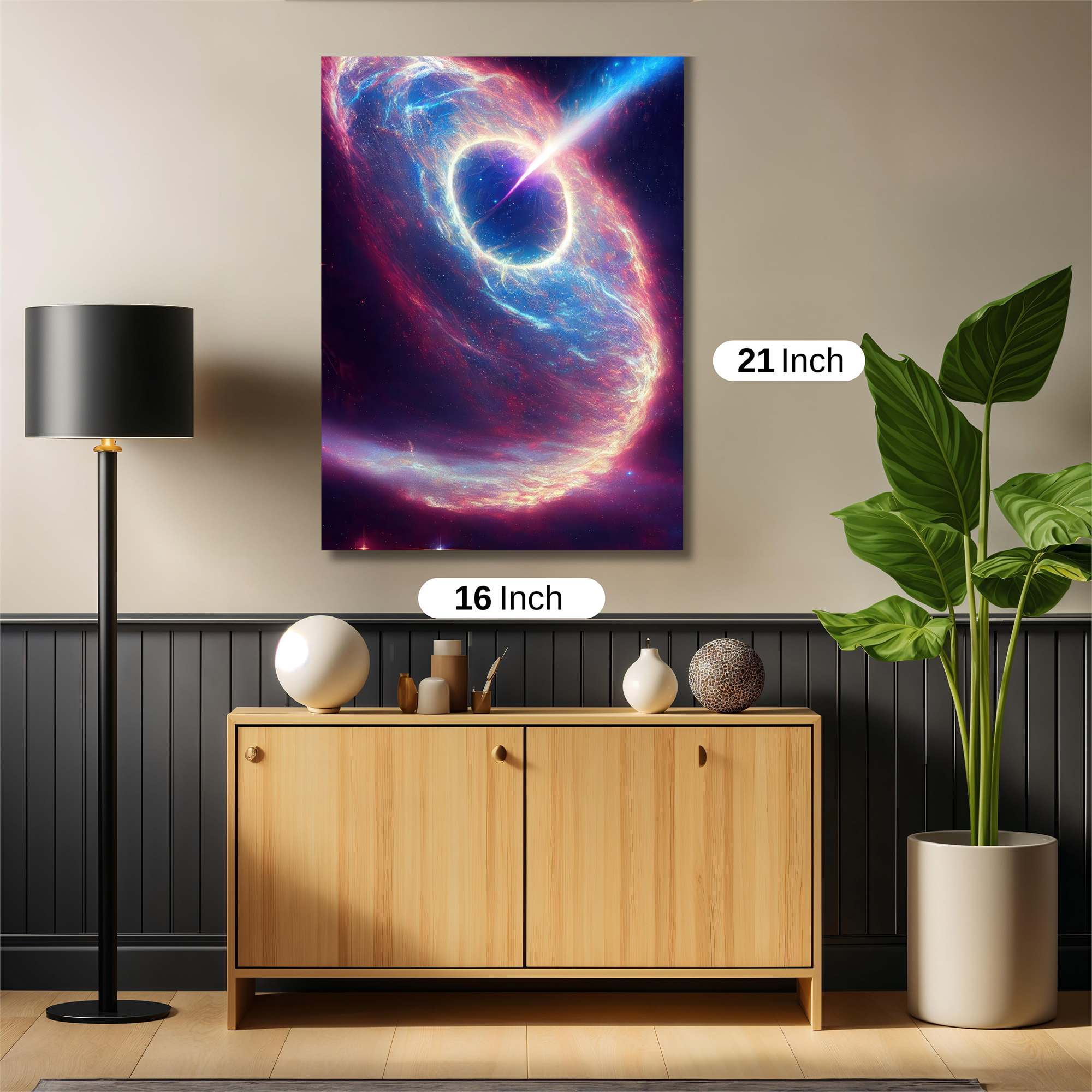 Blackhole Radiance Safe Wall Magnetic / M
