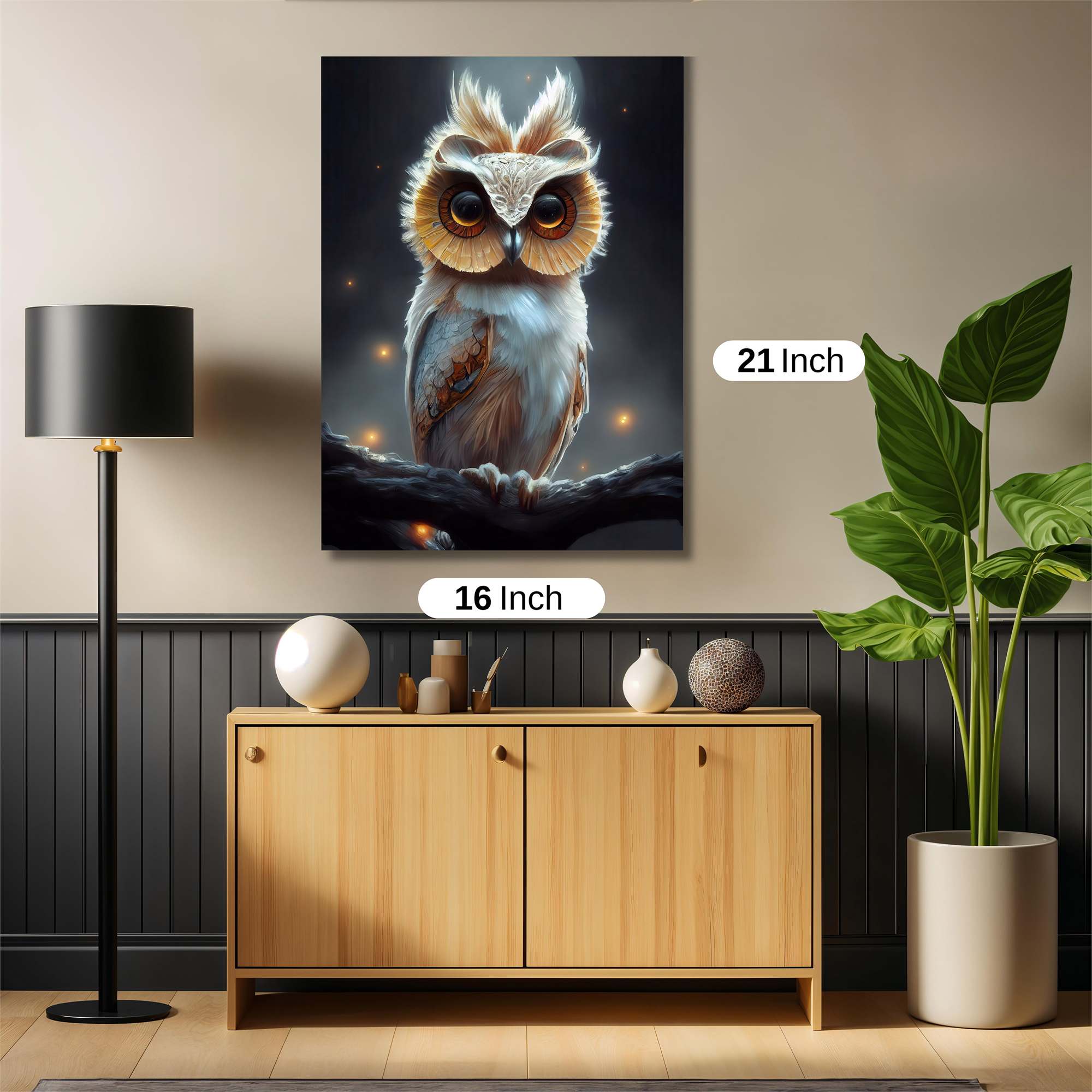 Owl Radiance Safe Wall Magnetic / M