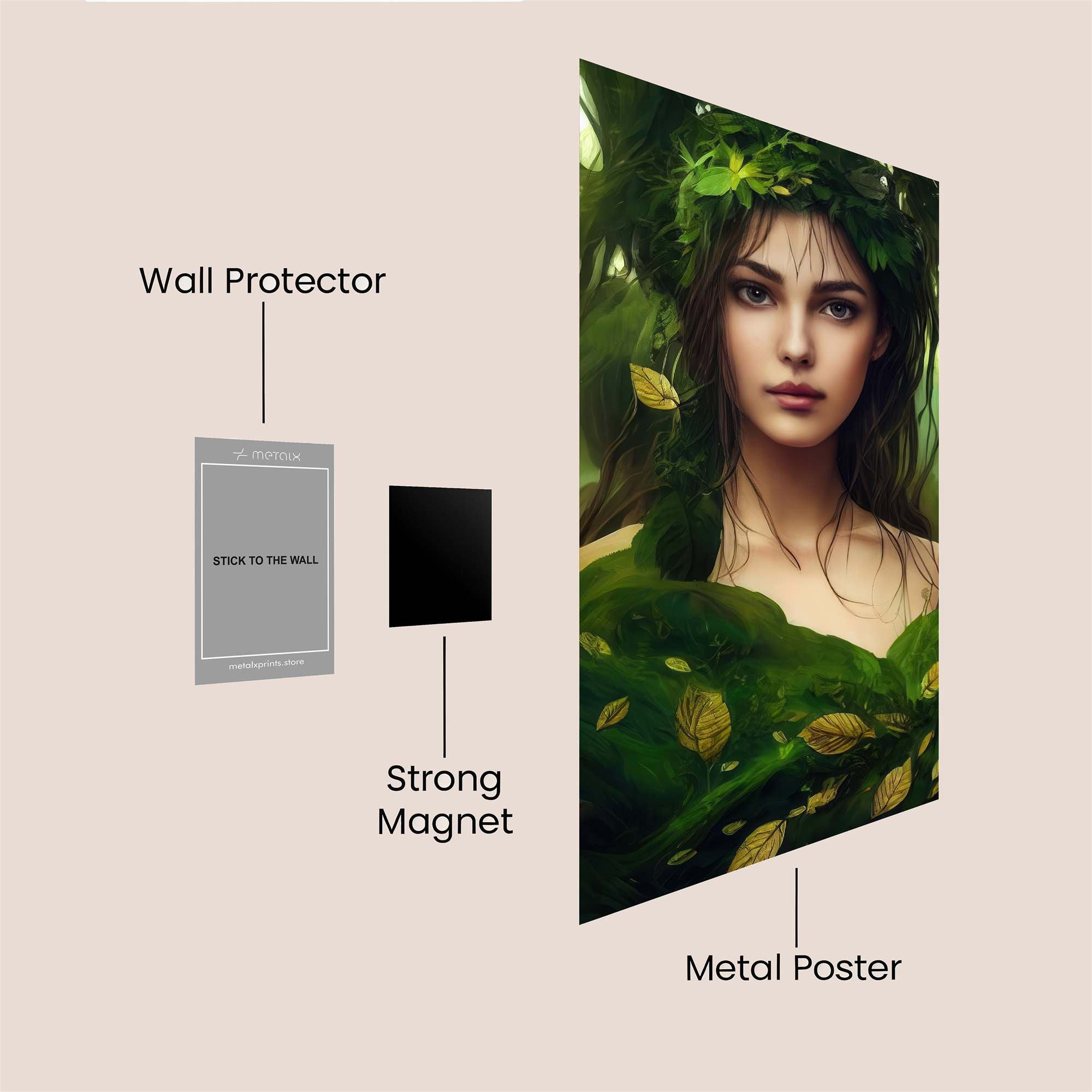 Forest Enchantress Safe Wall Magnetic / M