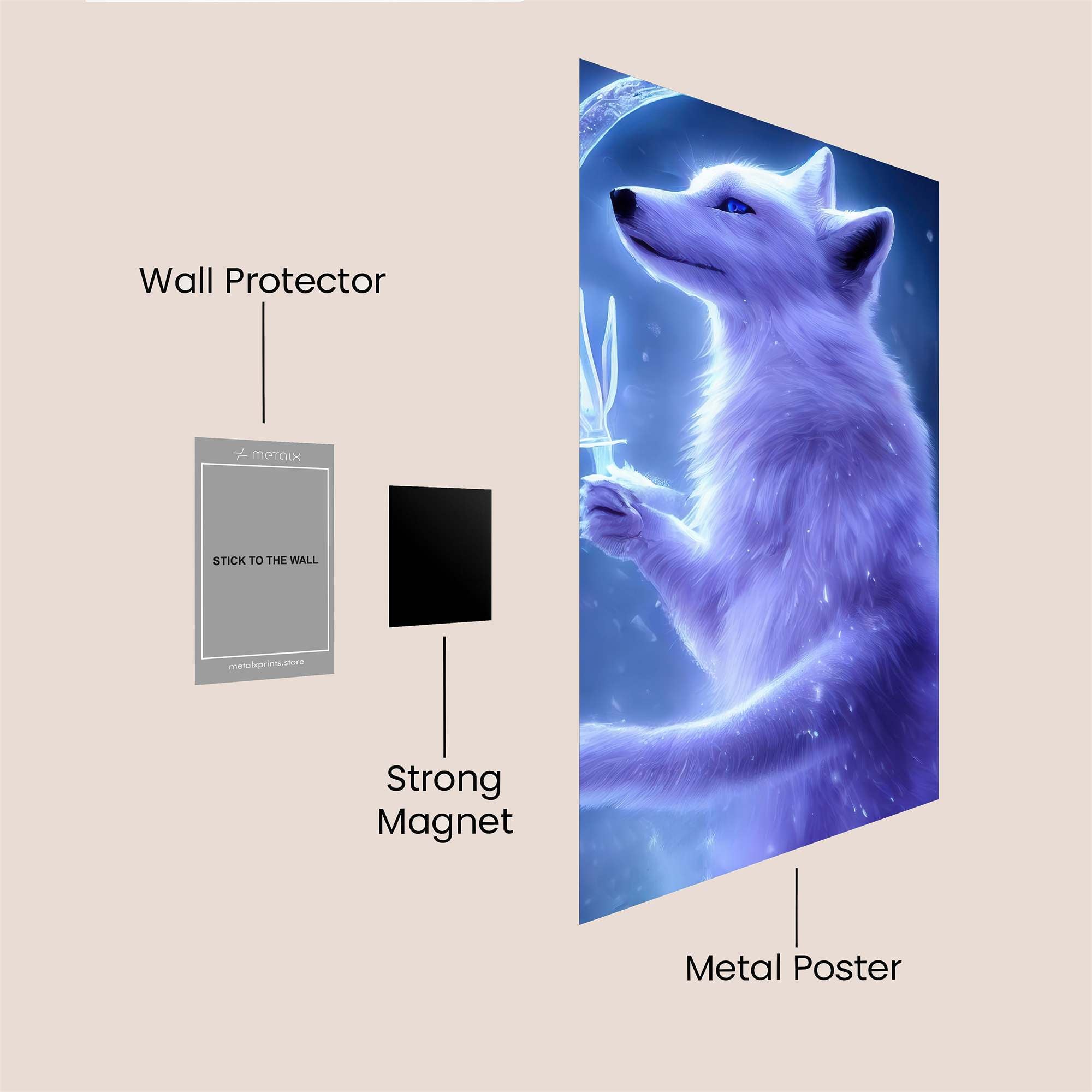 Arctic Enigma Safe Wall Magnetic / M