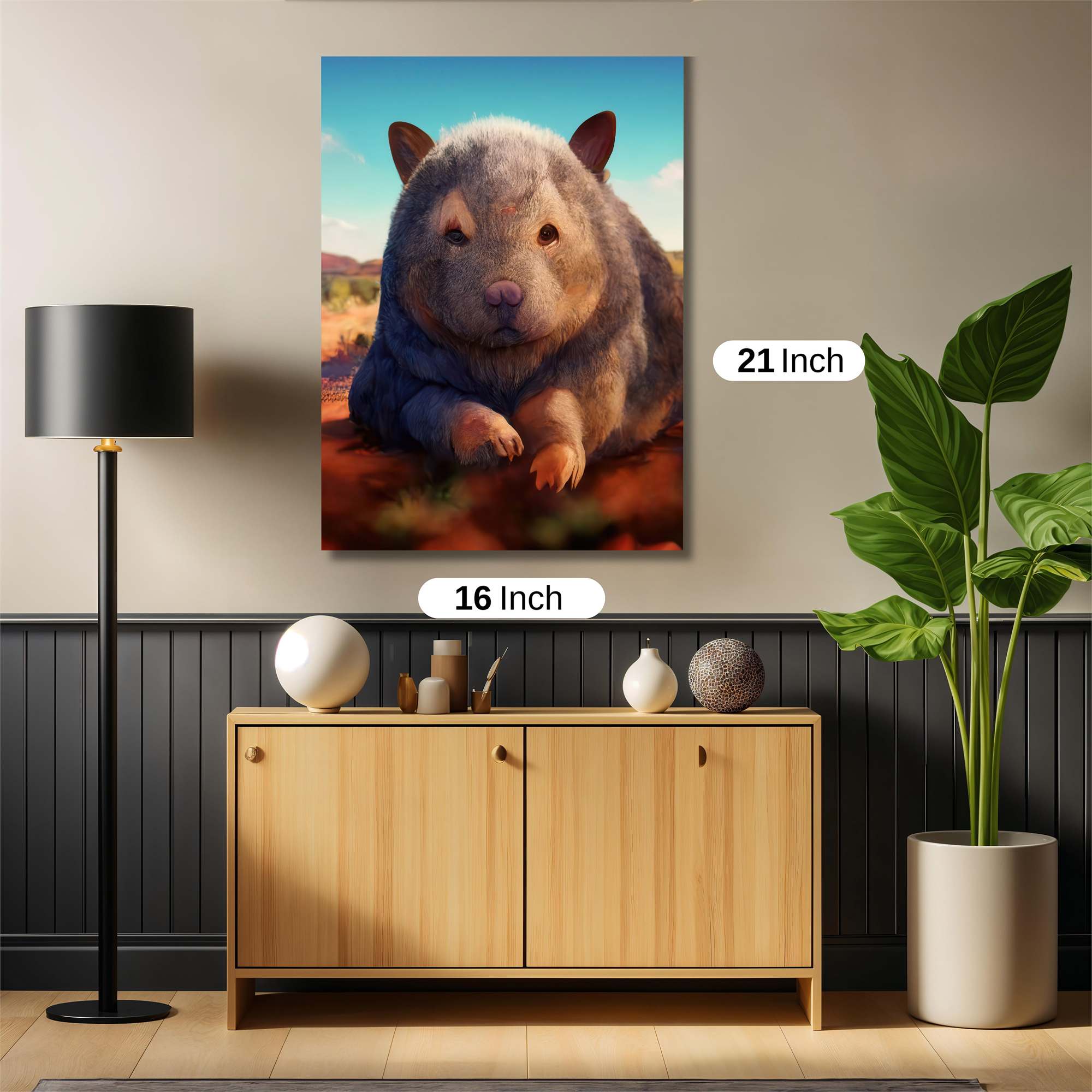 Wombat Wonder Safe Wall Magnetic / M