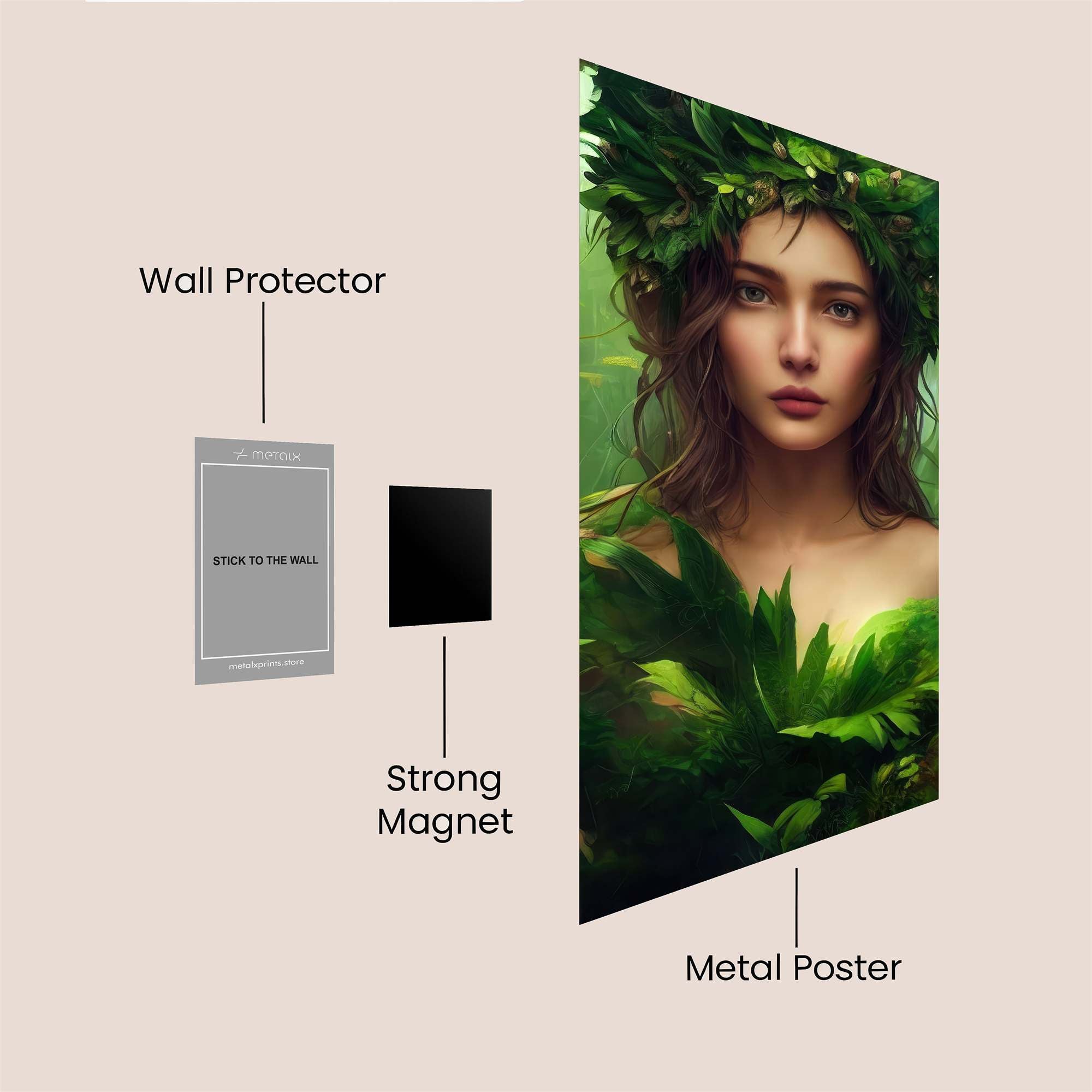 Forest Enchantress Safe Wall Magnetic / M