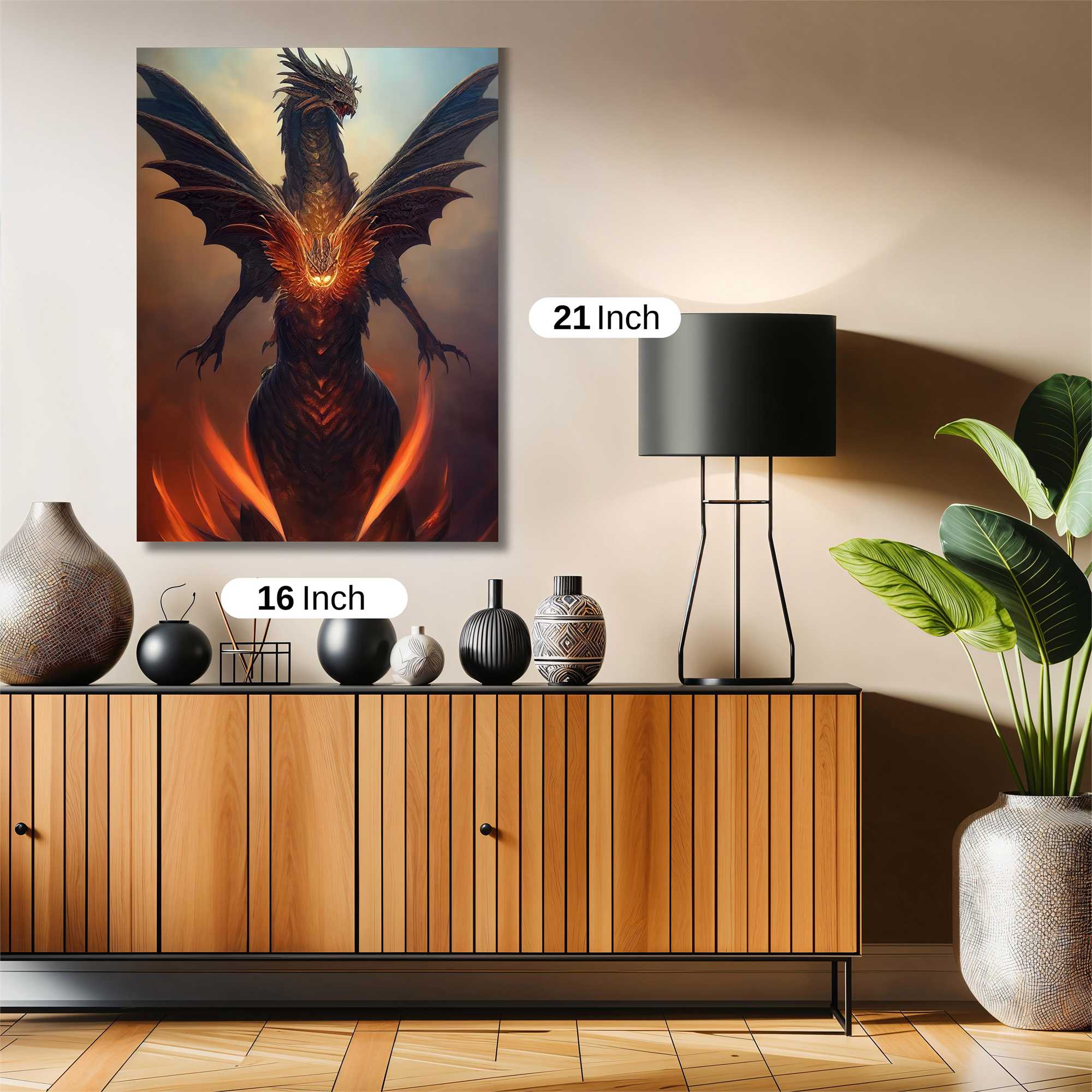 Dragon Blaze Safe Wall Magnetic / M