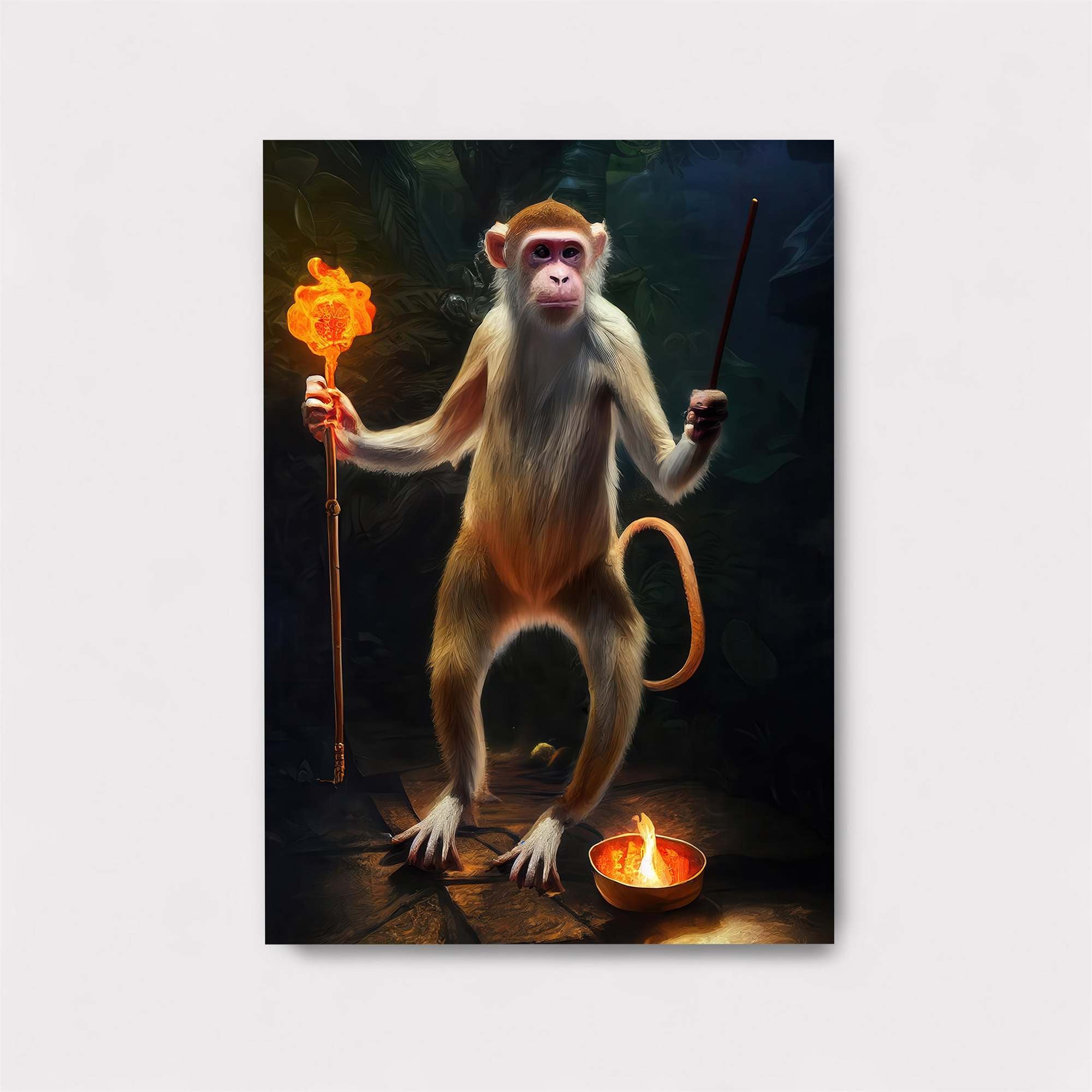 Hanuman Enlightened Safe Wall Magnetic / M