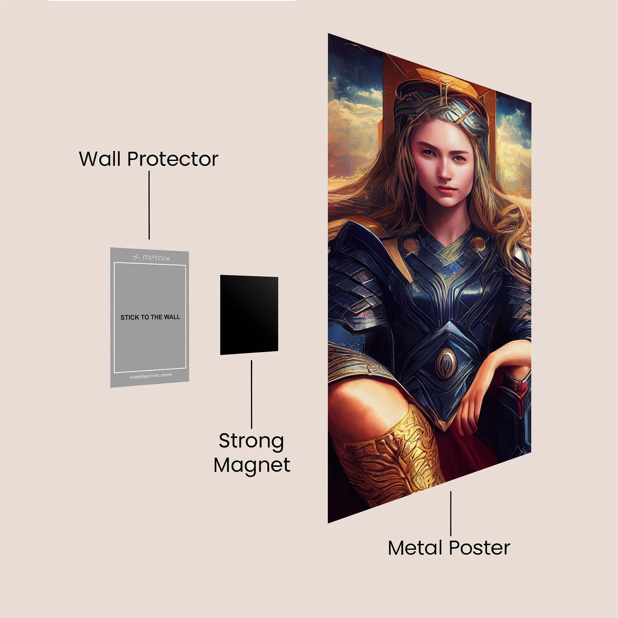 Queen Sovereign Safe Wall Magnetic / M