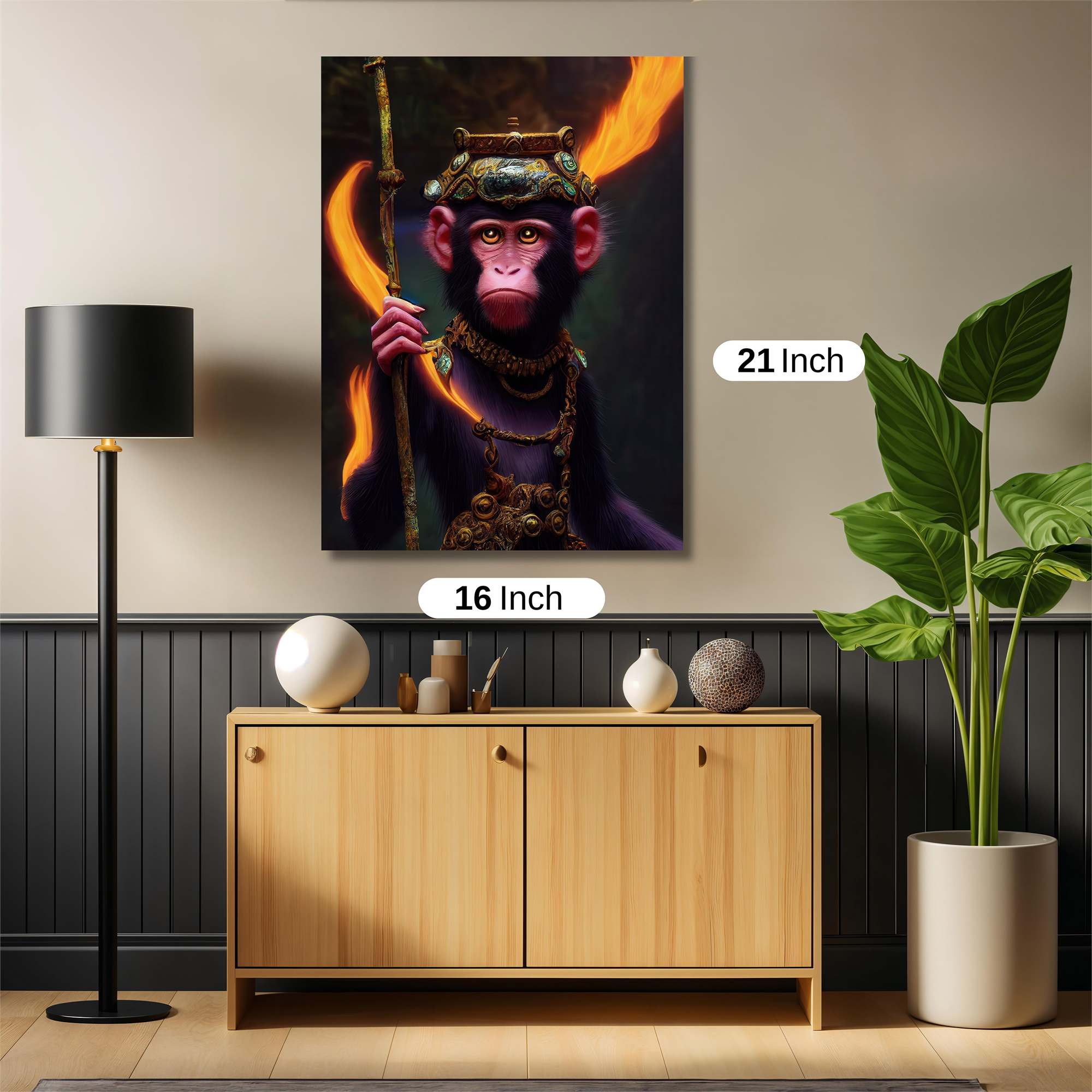 Hanuman Fiery Safe Wall Magnetic / M