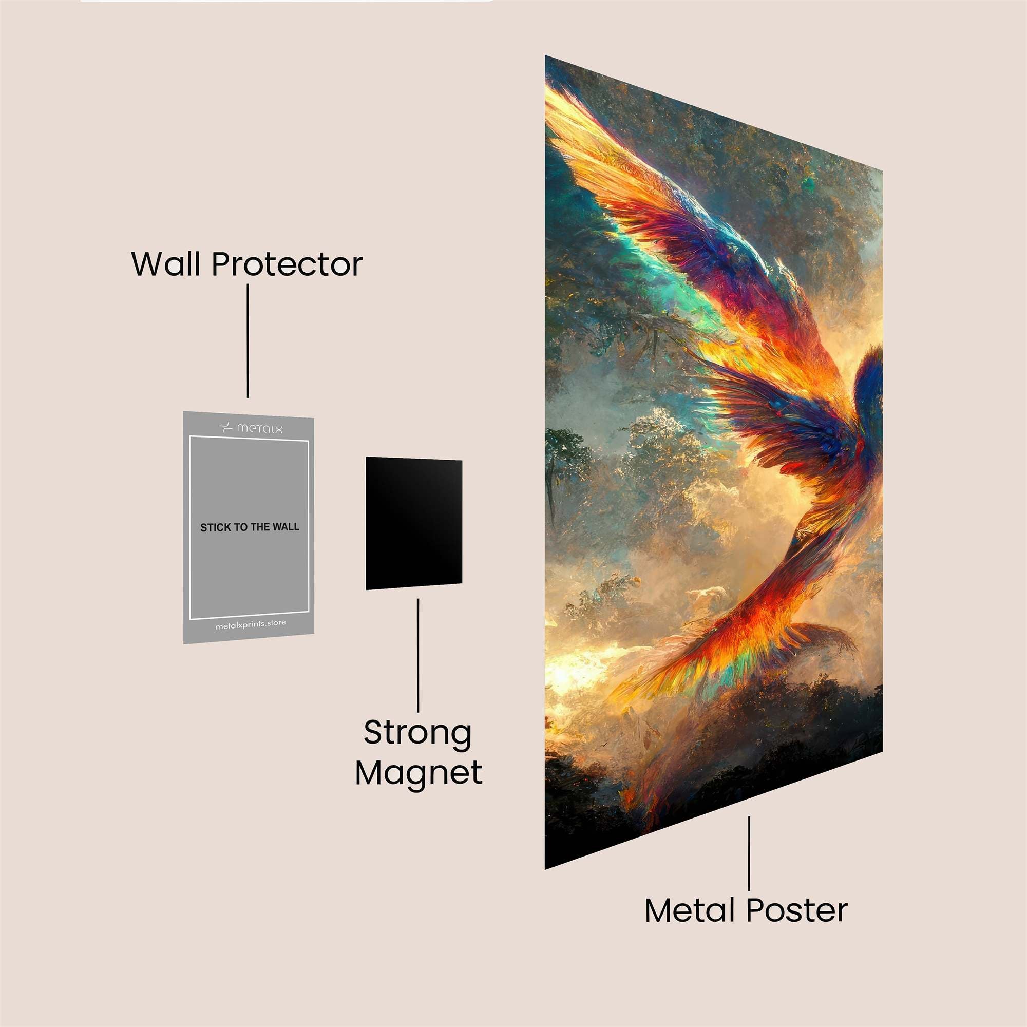 Phoenix Radiant Safe Wall Magnetic / M
