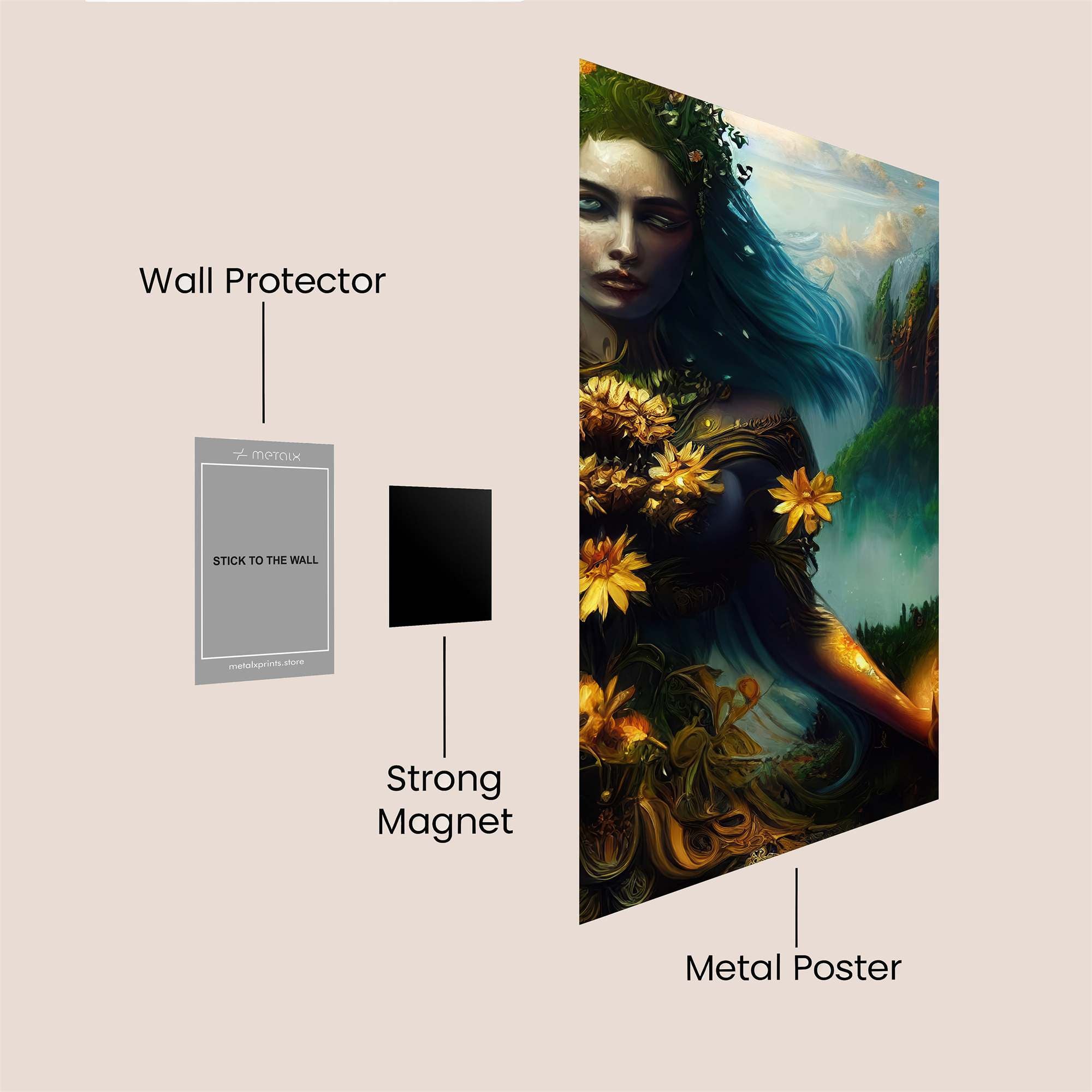 Nature's Enigma Safe Wall Magnetic / M