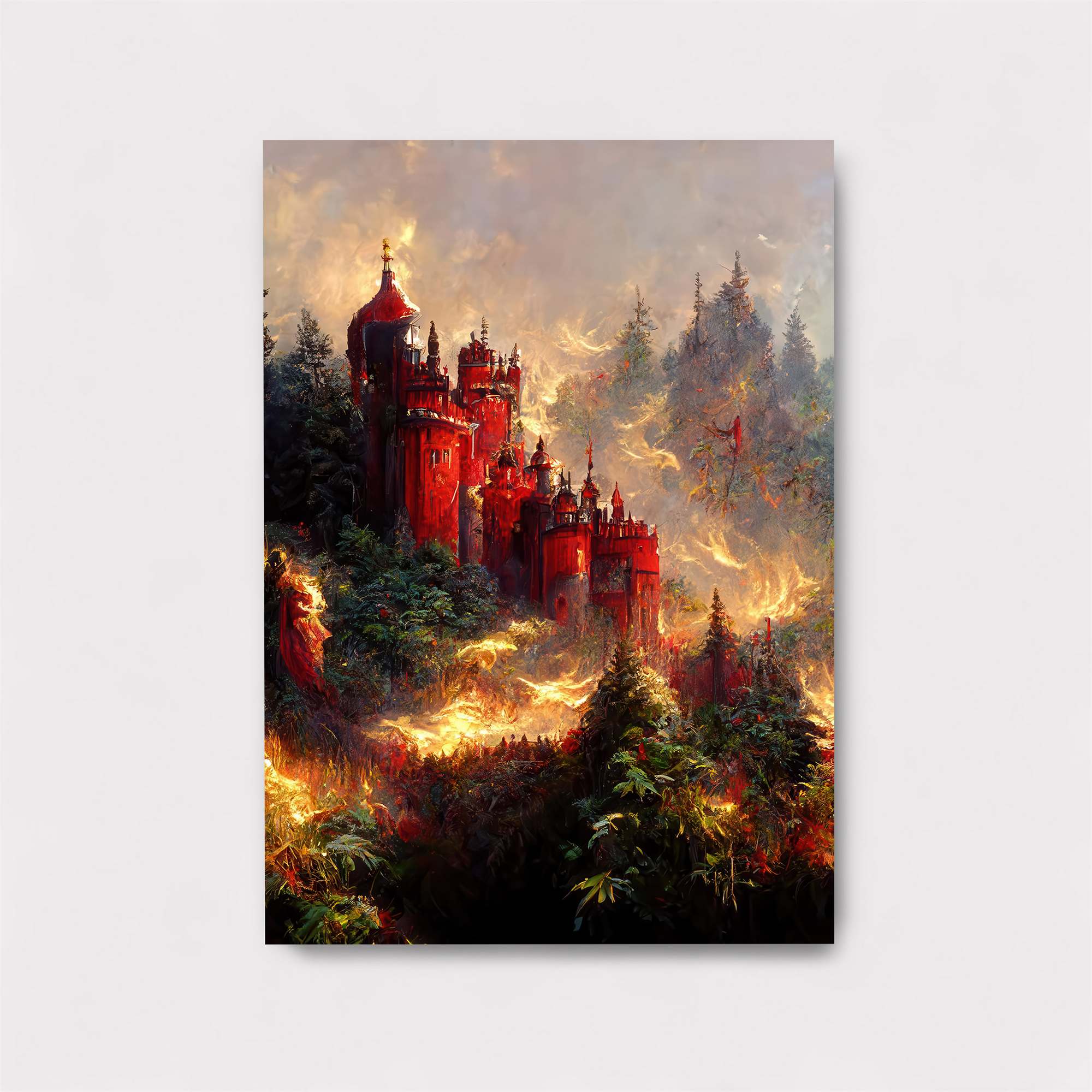 Castle Enflamed Safe Wall Magnetic / M