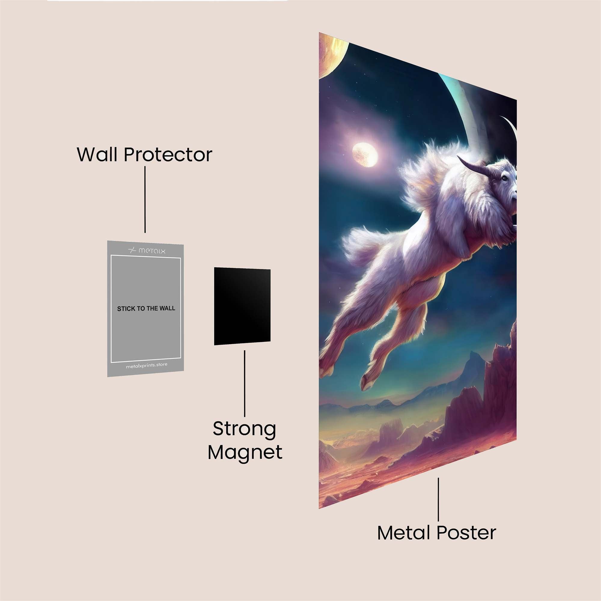 Goat Cosmic Safe Wall Magnetic / M