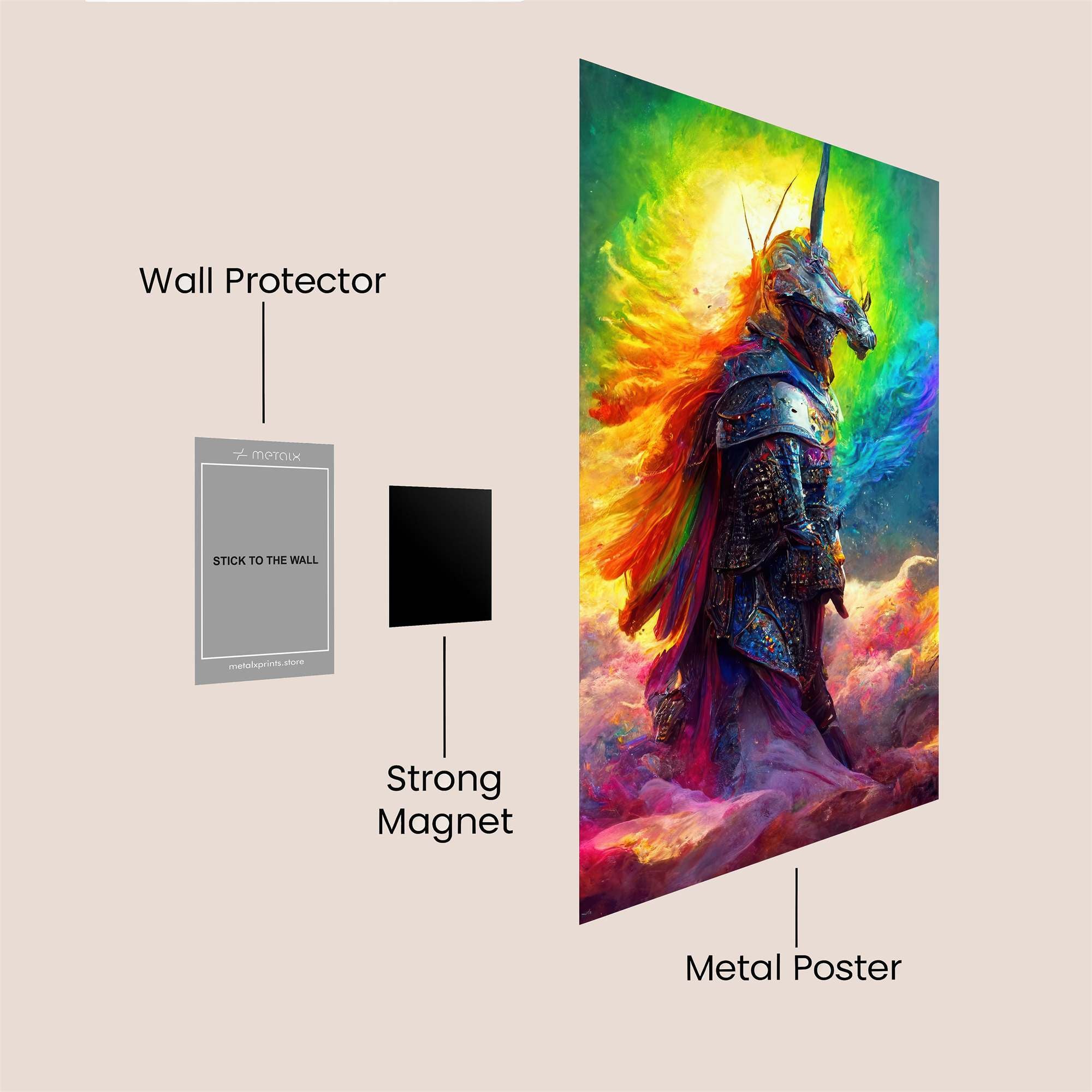 Unicorn Radiance Safe Wall Magnetic / M