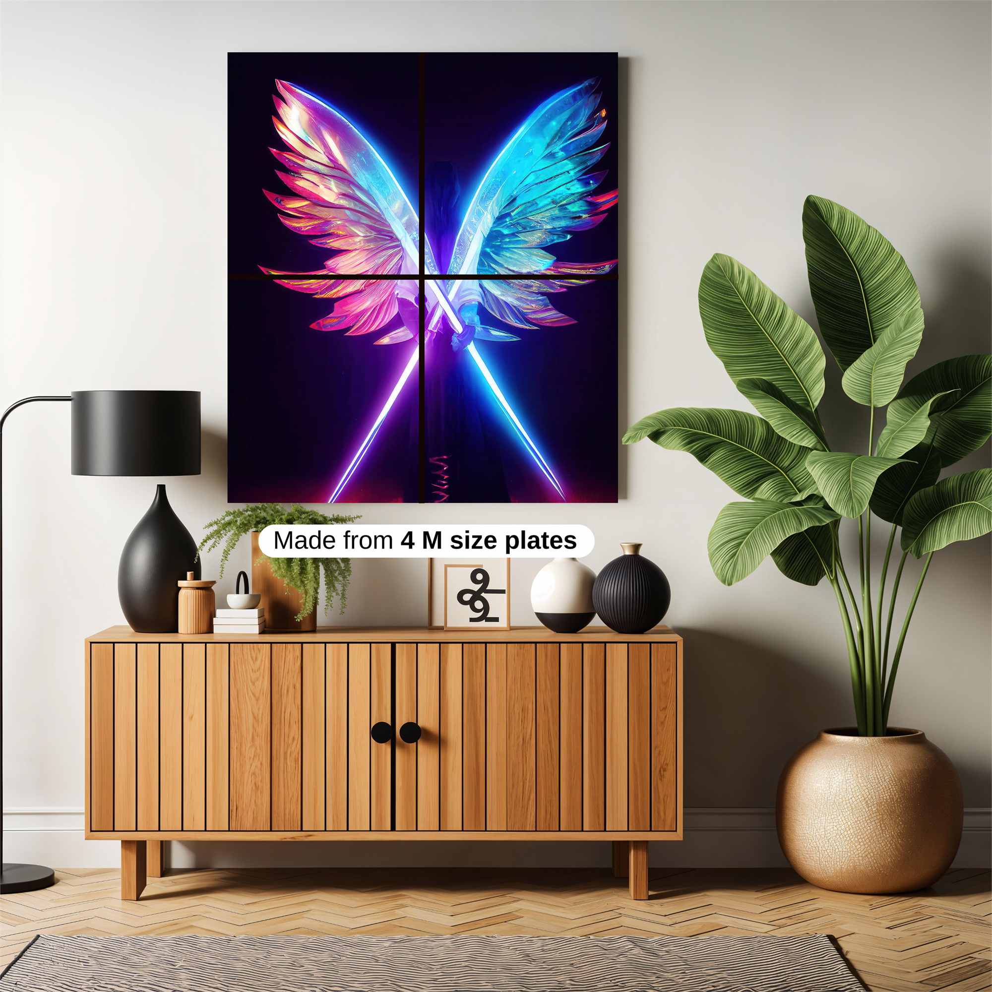 Neon Serenity Safe Wall Magnetic / M