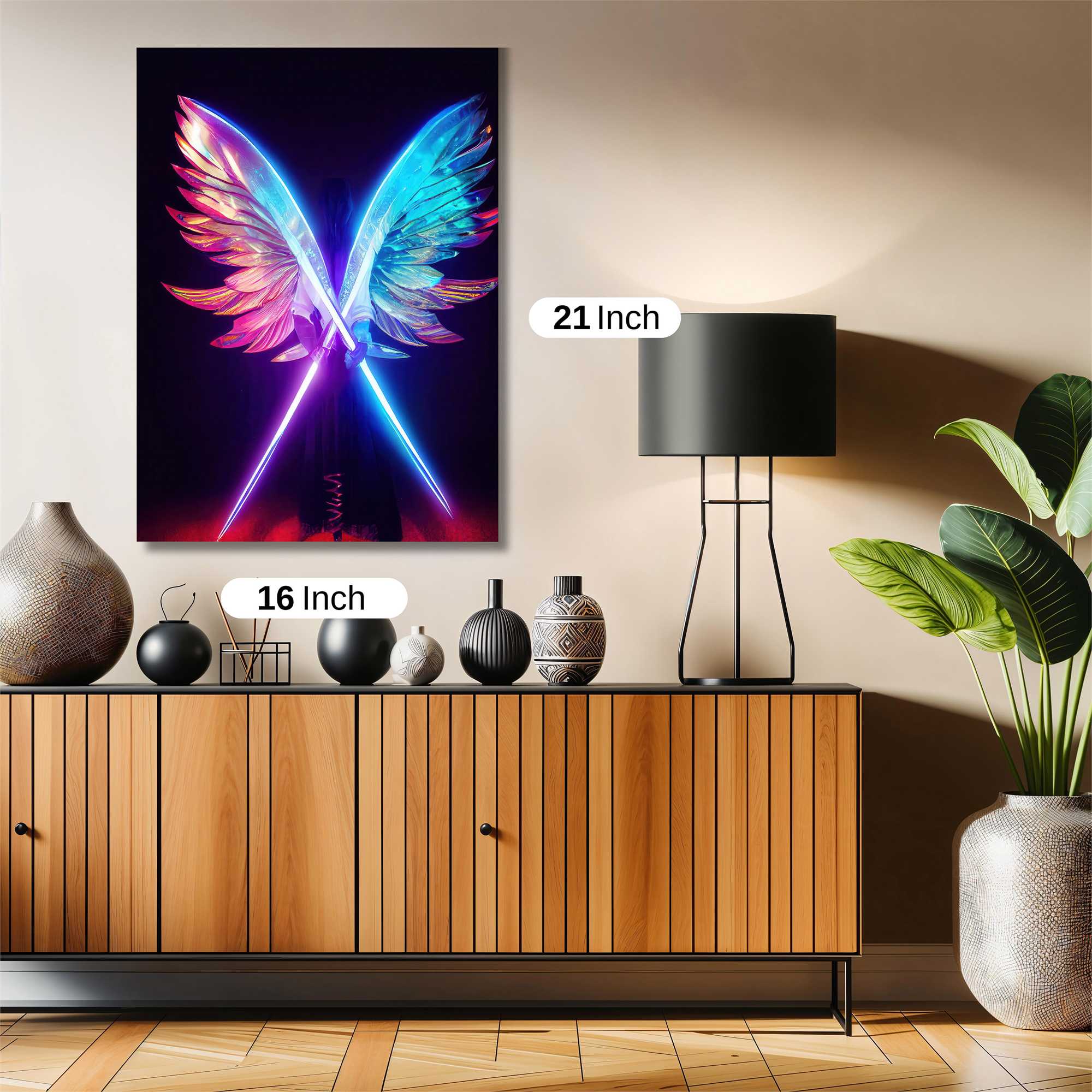 Neon Serenity Safe Wall Magnetic / M