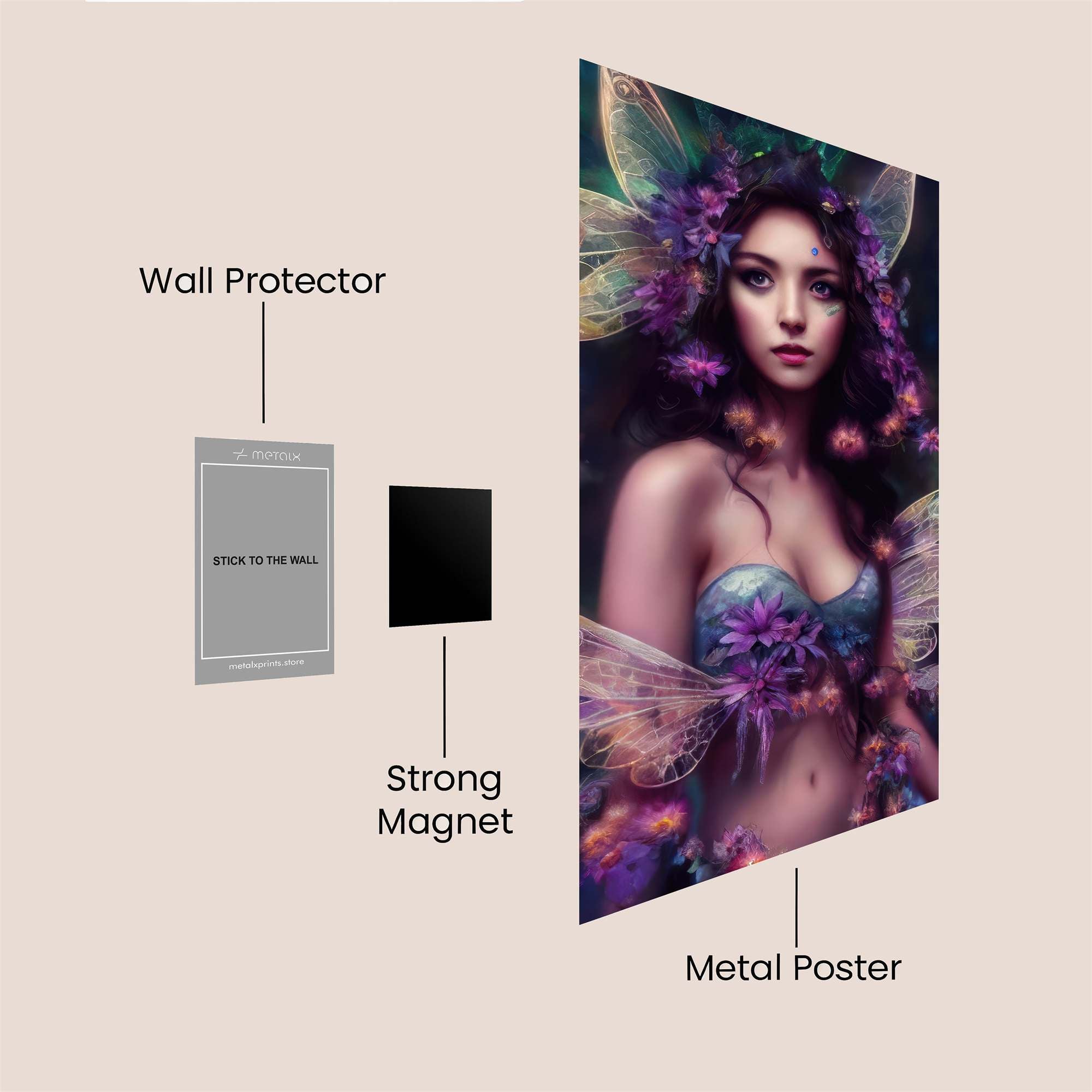 Fairy Enchantment Safe Wall Magnetic / M