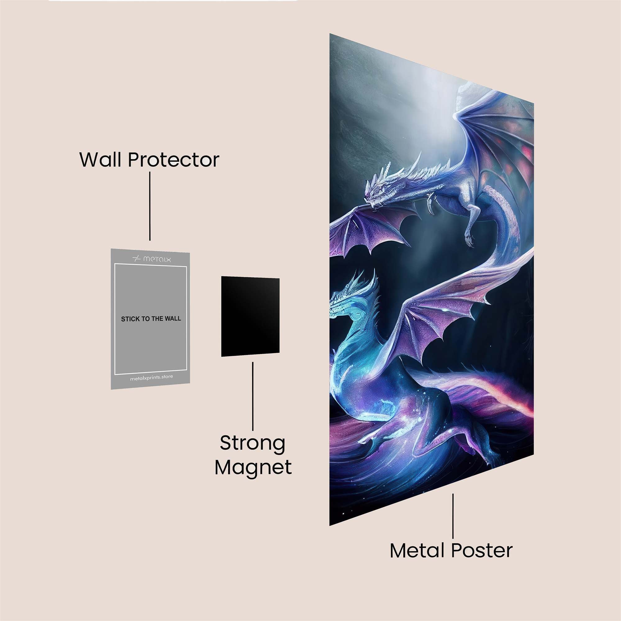 Celestial Dance Safe Wall Magnetic / M