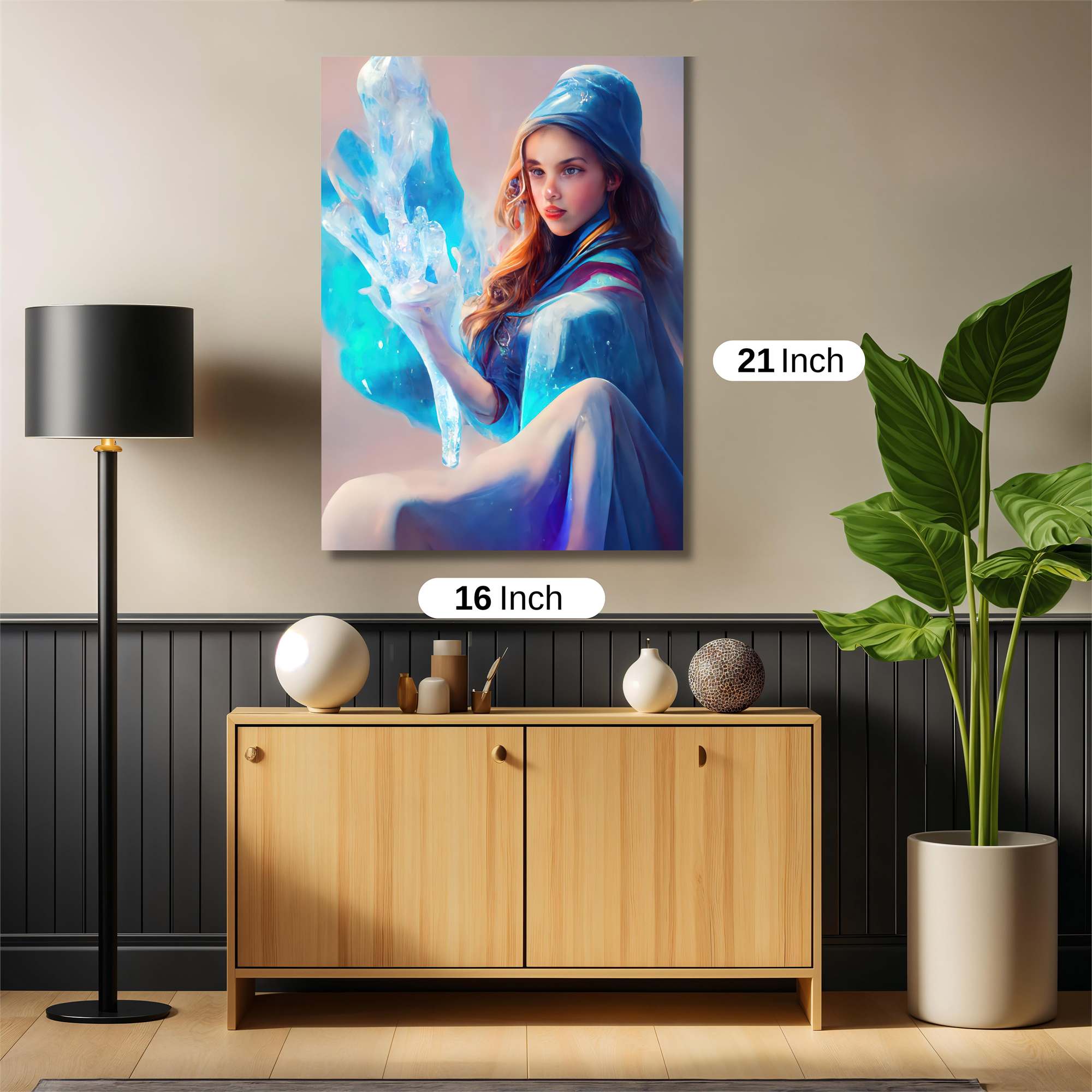 Frost Sorceress Safe Wall Magnetic / M