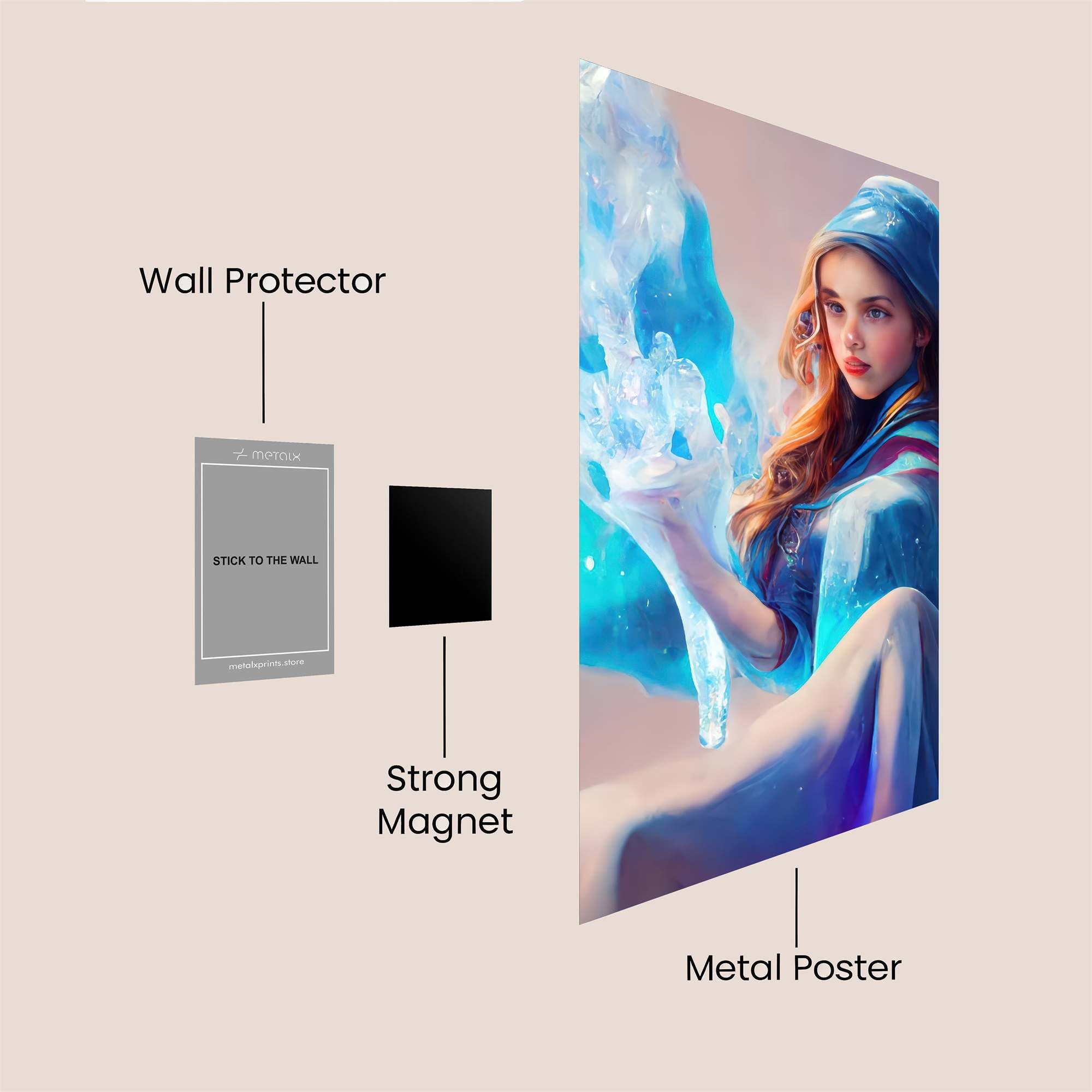 Frost Sorceress Safe Wall Magnetic / M
