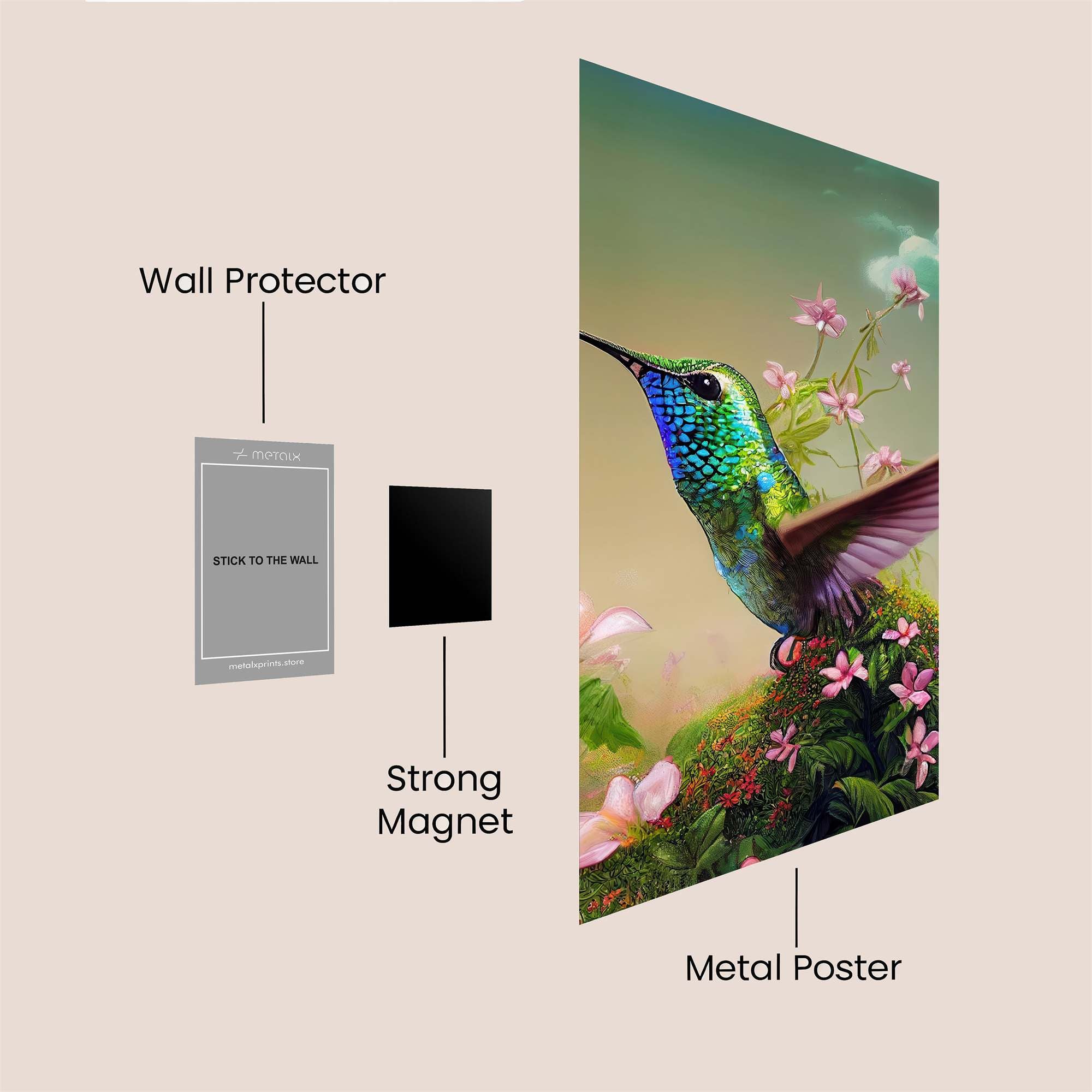 Humming Serenity Safe Wall Magnetic / M