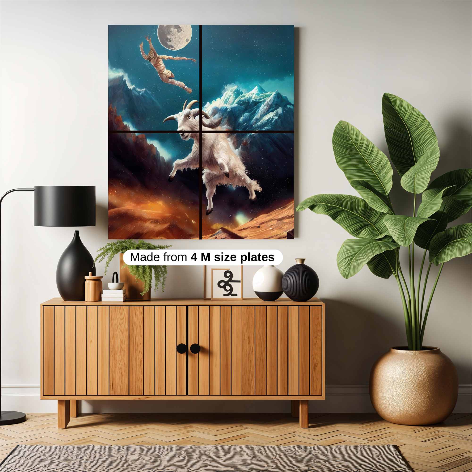 Goat Gambol Safe Wall Magnetic / M