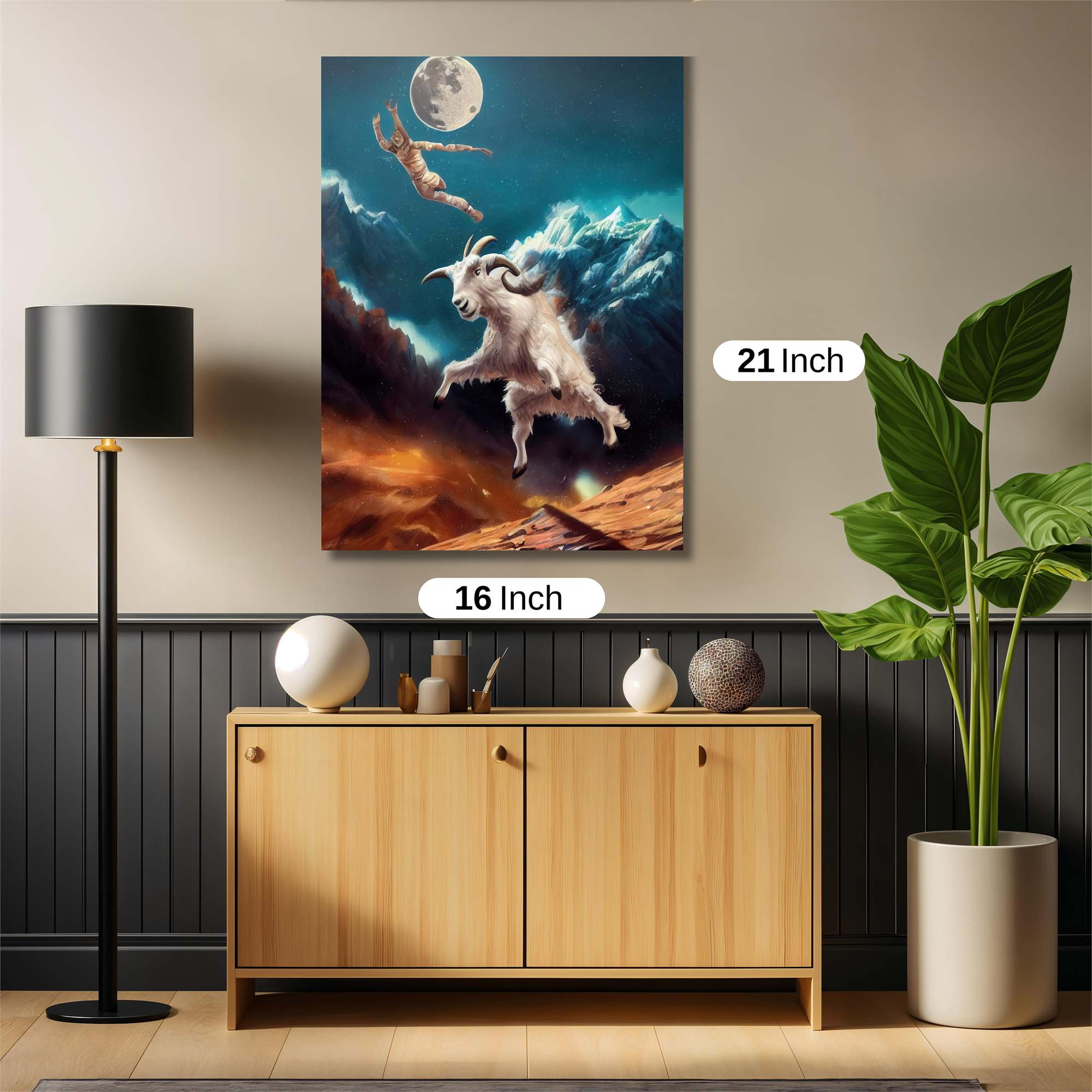 Goat Gambol Safe Wall Magnetic / M