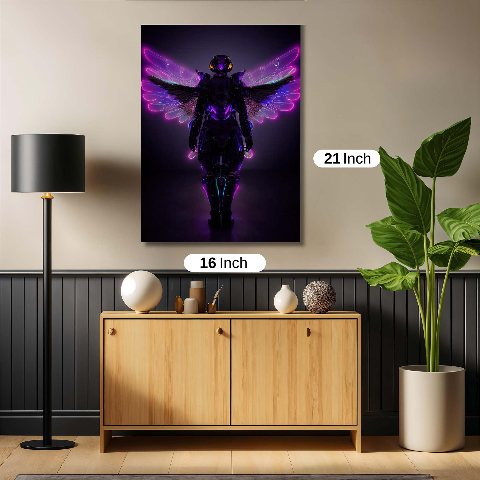 Angelic Sentinel Safe Wall Magnetic / M