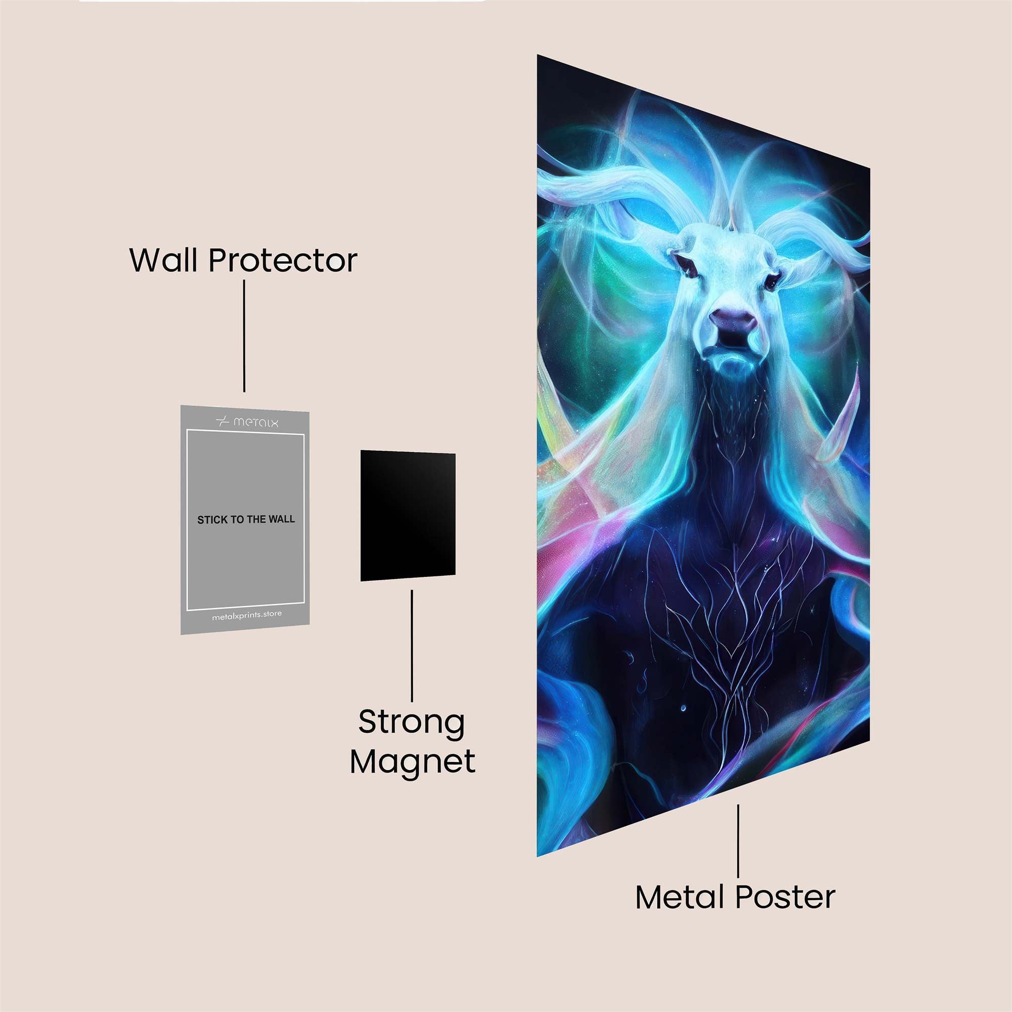 Celestial Ram Safe Wall Magnetic / M