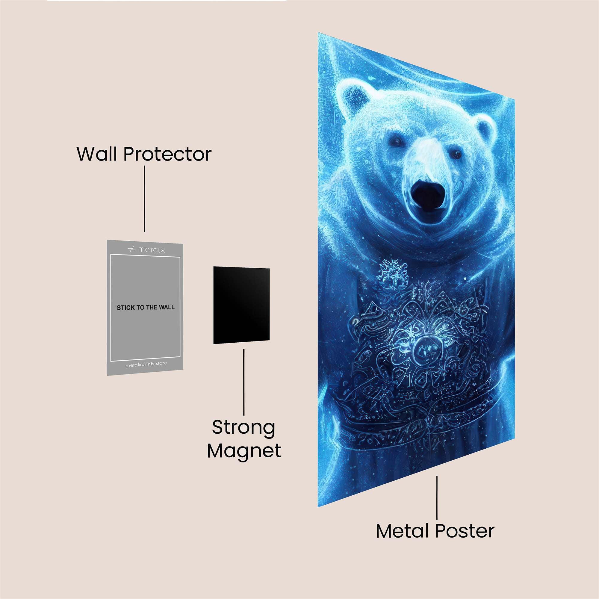 Polar Mystic Safe Wall Magnetic / M