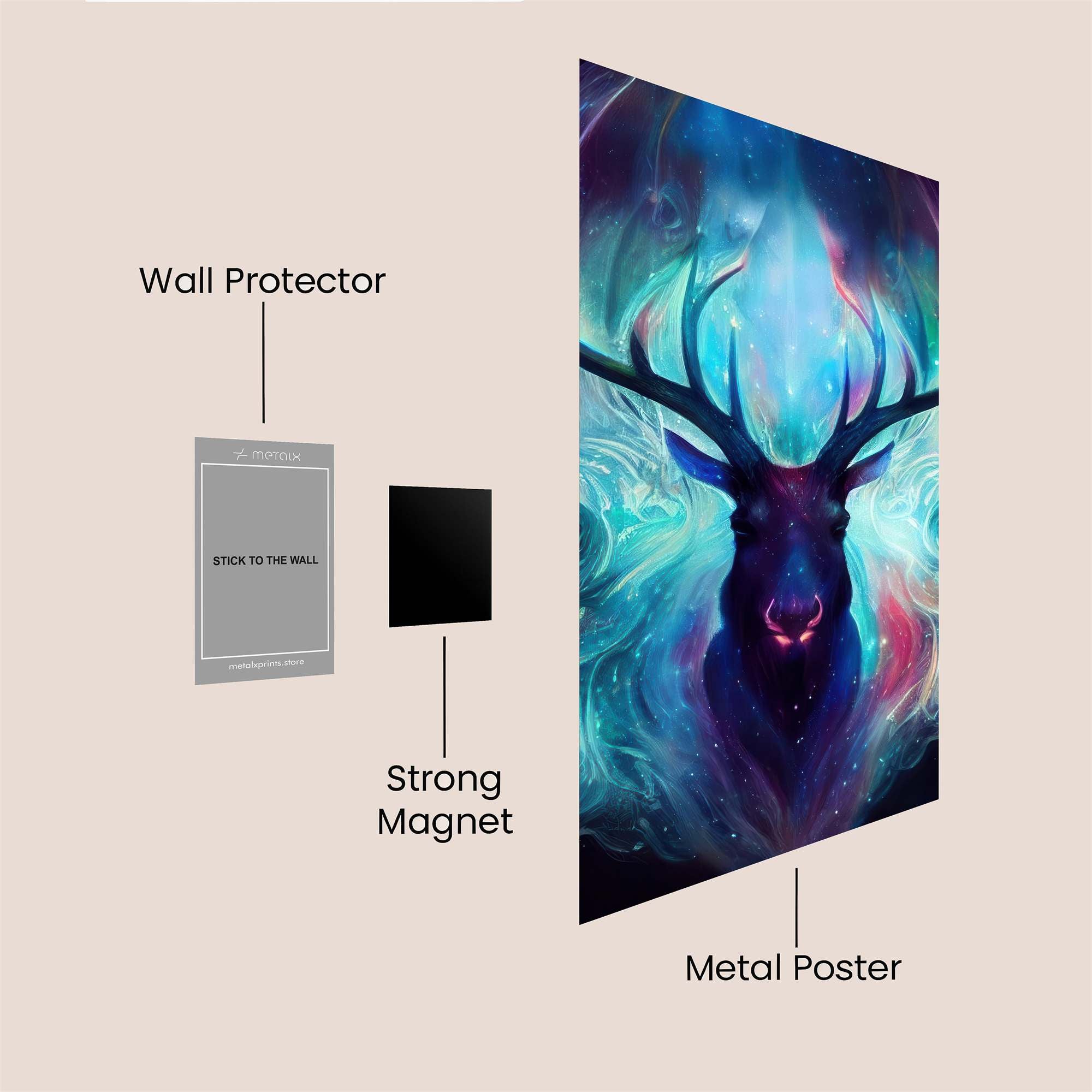 Stag Radiance Safe Wall Magnetic / M