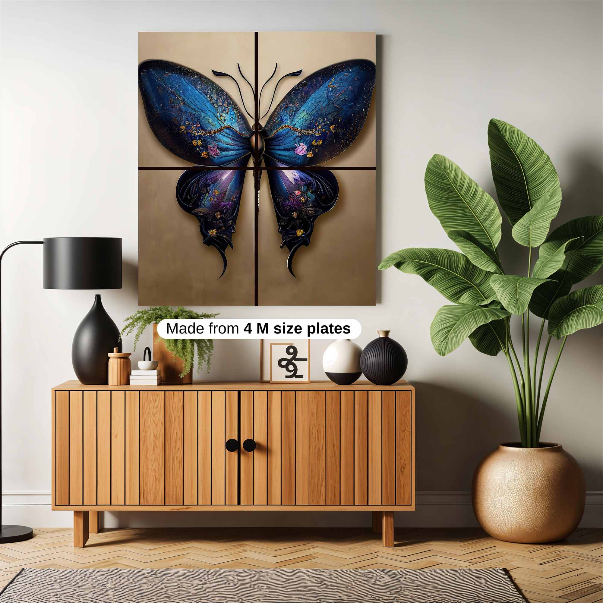 Butterfly Enchantment Safe Wall Magnetic / M