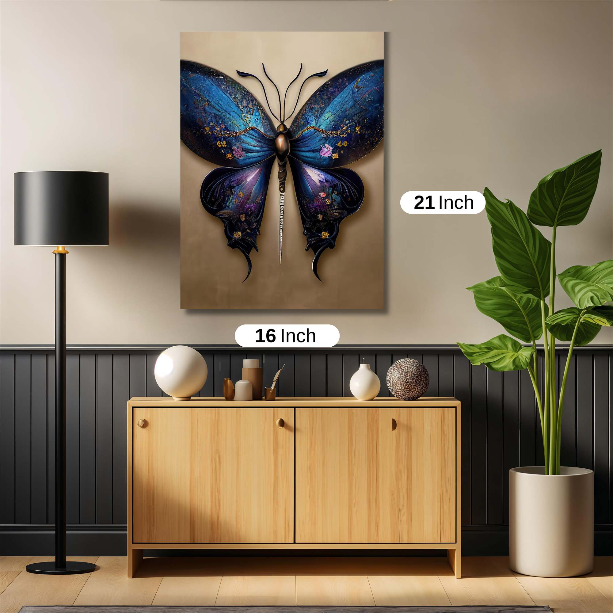 Butterfly Enchantment Safe Wall Magnetic / M