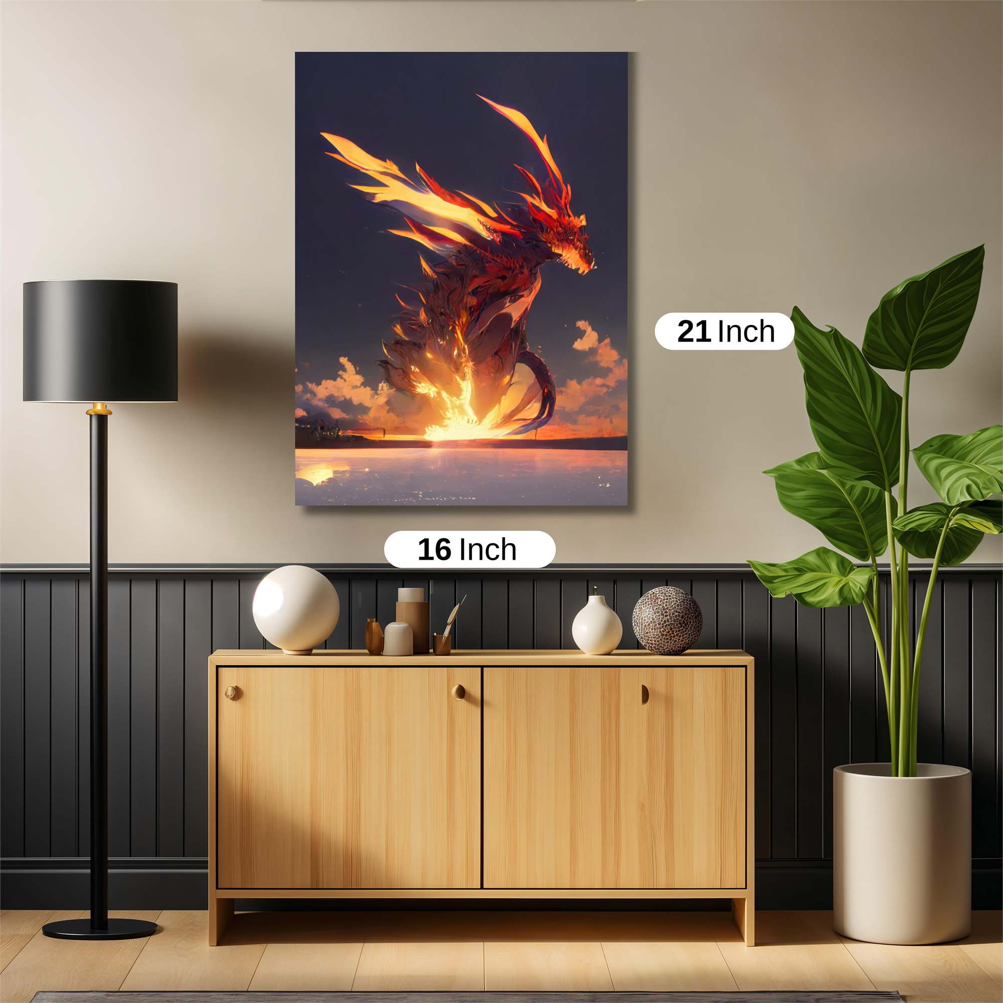 Phoenix Blaze Safe Wall Magnetic / M