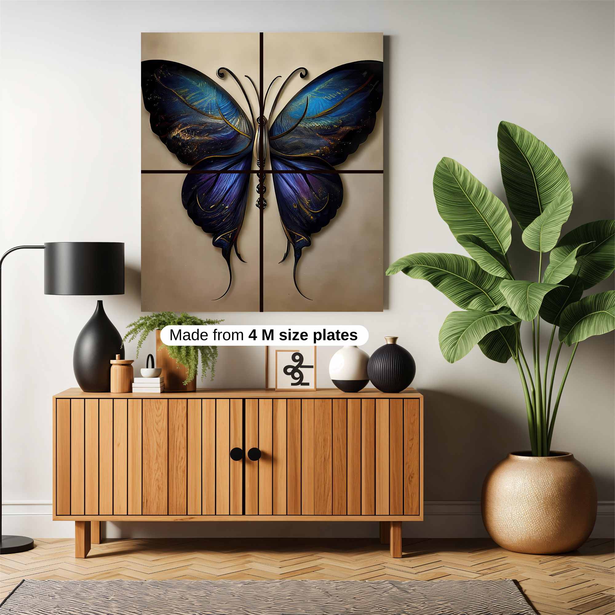 Mystic Butterfly Safe Wall Magnetic / M