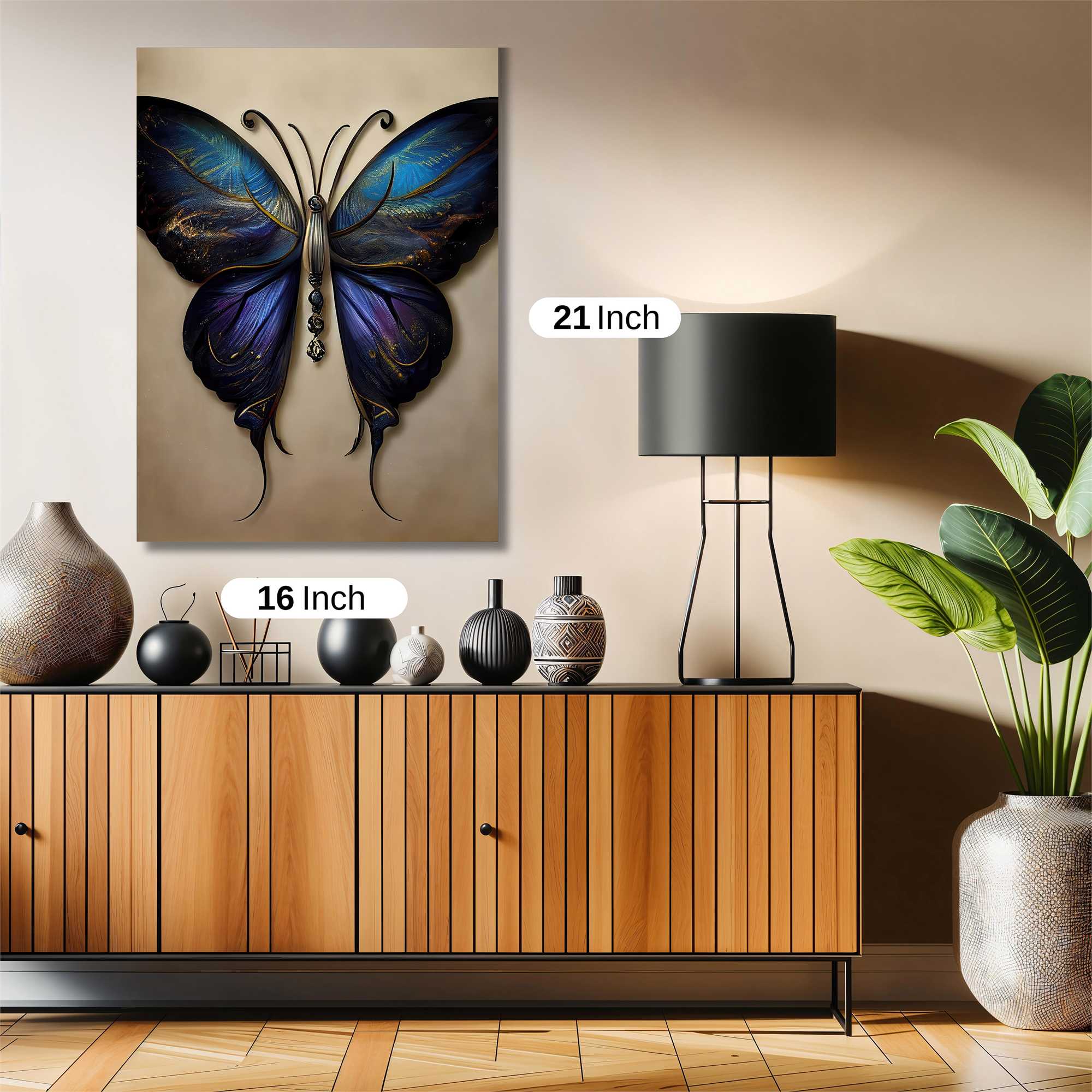 Mystic Butterfly Safe Wall Magnetic / M